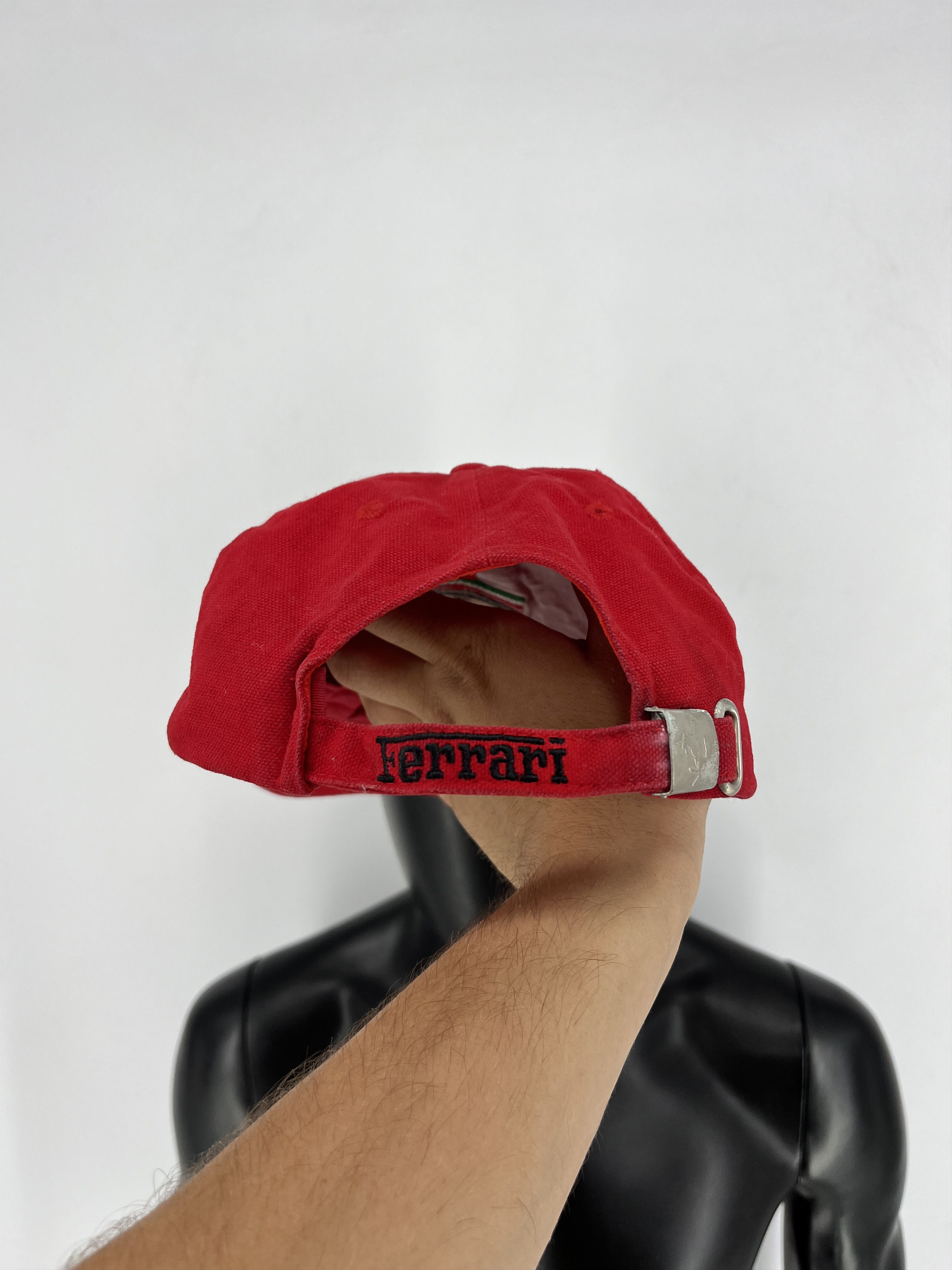 Ferrari Y2k Vintage Ferrari Racing Formula One Red Hype Hat Cap Size ONE SIZE - 4 Thumbnail