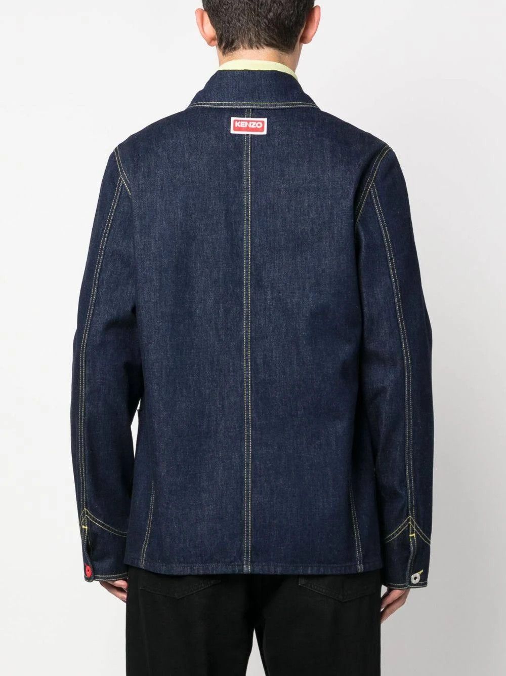 Kenzo o1mris0824 Workwear Jacket in Navy Blue Size US S / EU 44-46 / 1 - 8 Thumbnail