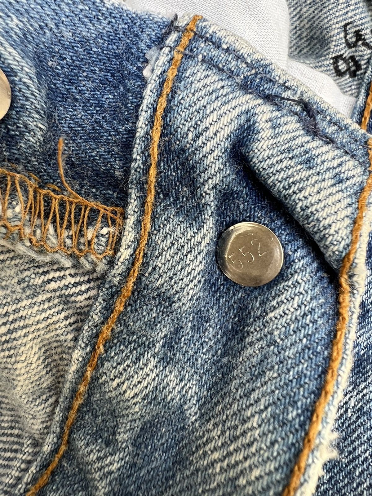 Levi's Vintage 80s Levi’s 501 Faded Light Blue Denim Jeans Size US 34 / EU 50 - 22 Thumbnail