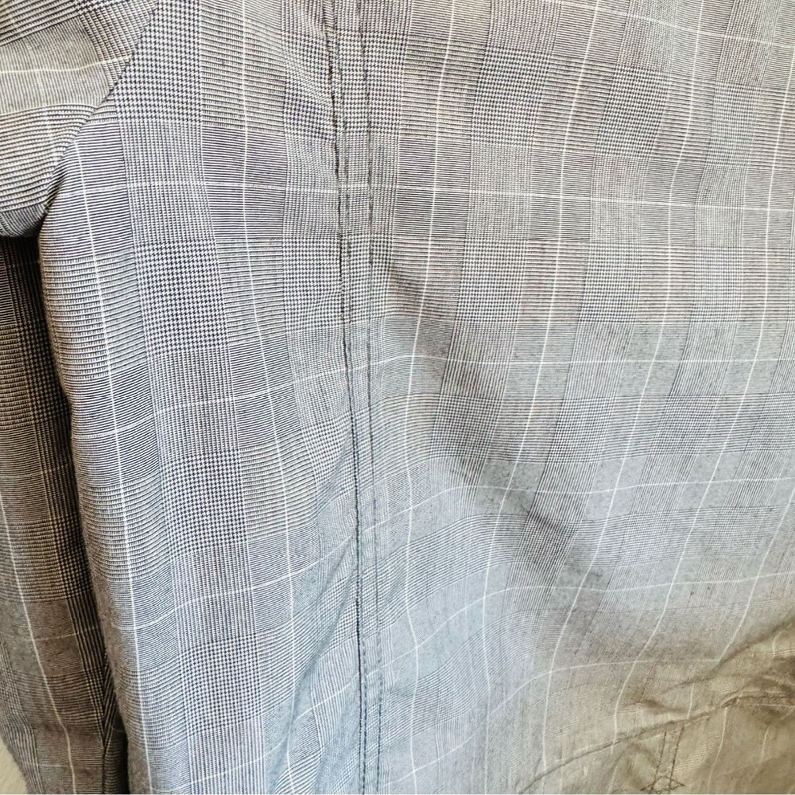 Five Four FIVE FOUR Grey Gray White Print Button Utility Jacket Coat S Size US S / EU 44-46 / 1 - 12 Thumbnail