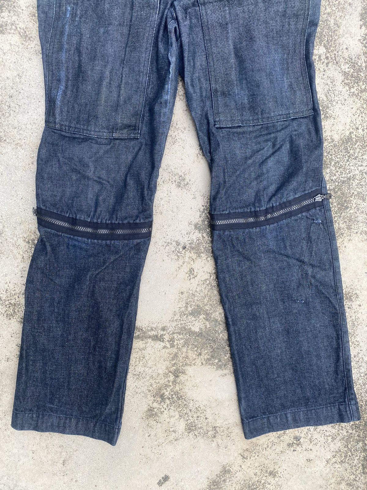 Designer × Marithe + Francois Girbaud Marithe Francois Girbaud Big Pockey Zipper Punk Jeans Size US 30 / EU 46 - 10 Thumbnail
