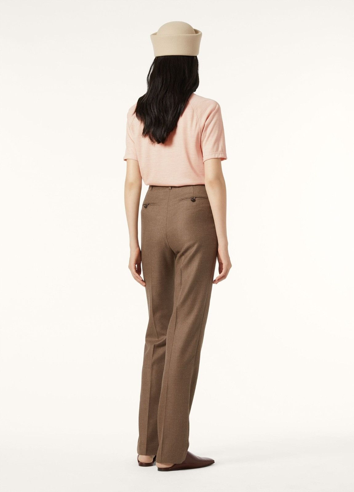 Loro Piana o1srvl11e0526 FAN6590 Tadami T-Shirt in Light Pink Size L / US 10 / IT 46 - 3 Thumbnail