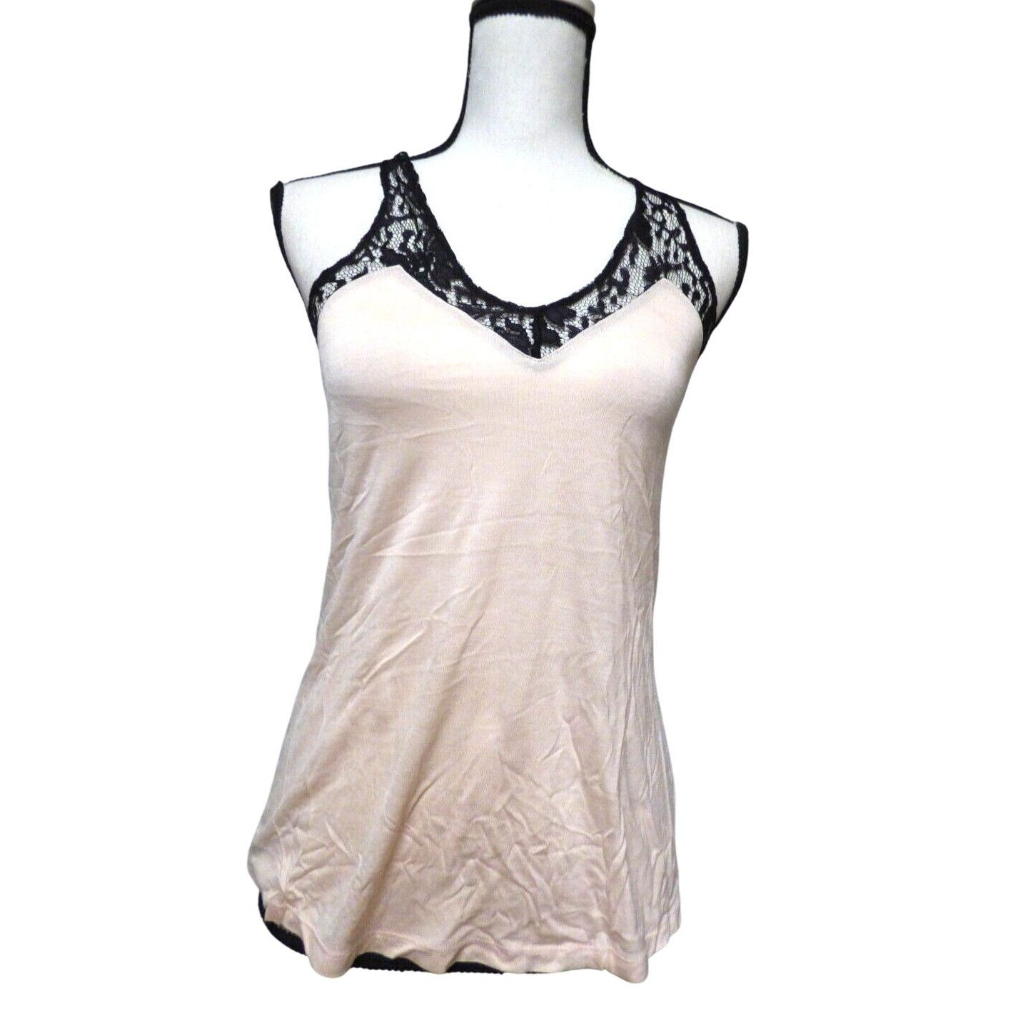 Other Coolwear Women’s Lace Trim Racerback Rayon Tank Top, Light P Size S / US 4 / IT 40 - 1 Thumbnail