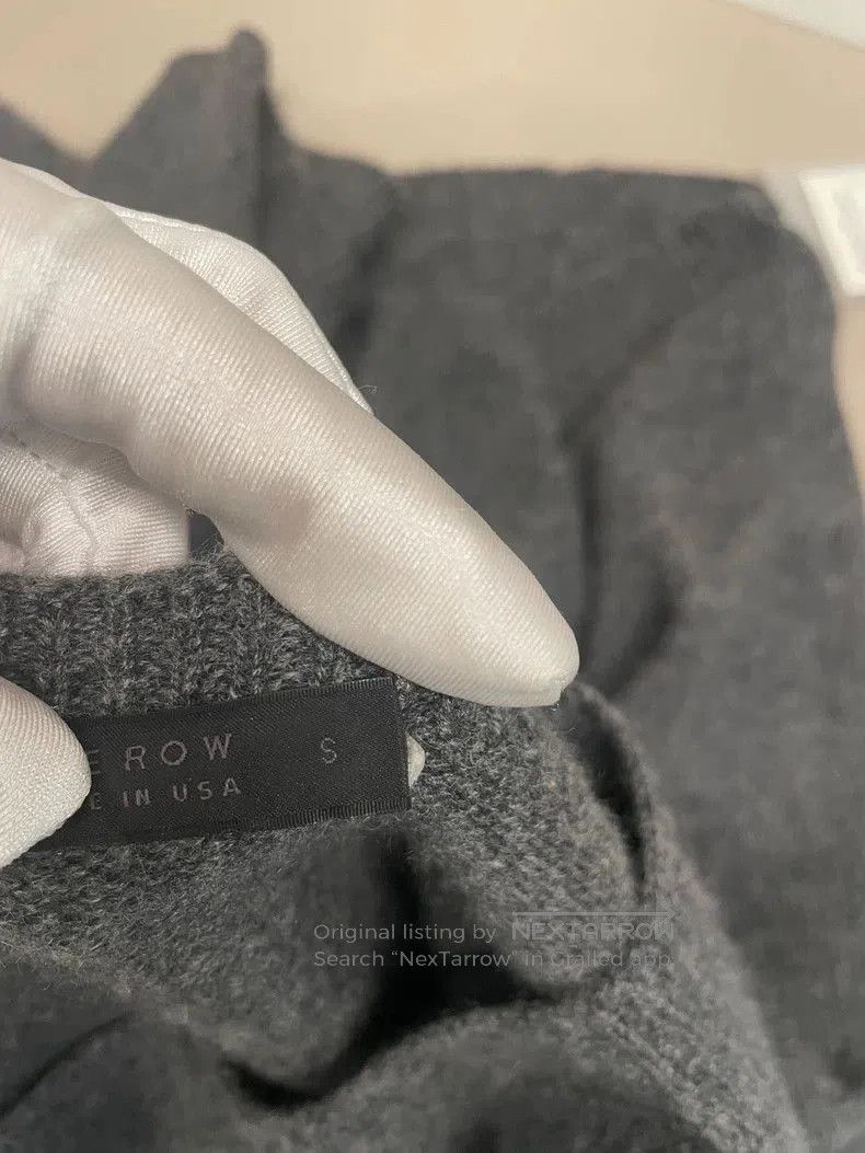 The Row TheRow Black Gray Cashmere Sweater . Size US S / EU 44-46 / 1 - 4 Thumbnail