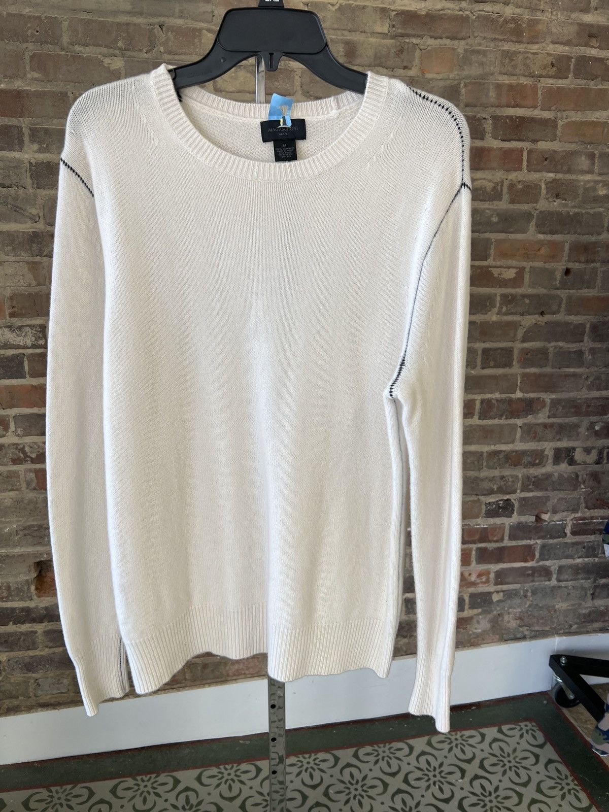 Magaschoni Cashmere Crewneck Sweater Size US M / EU 48-50 / 2 - 1 Thumbnail