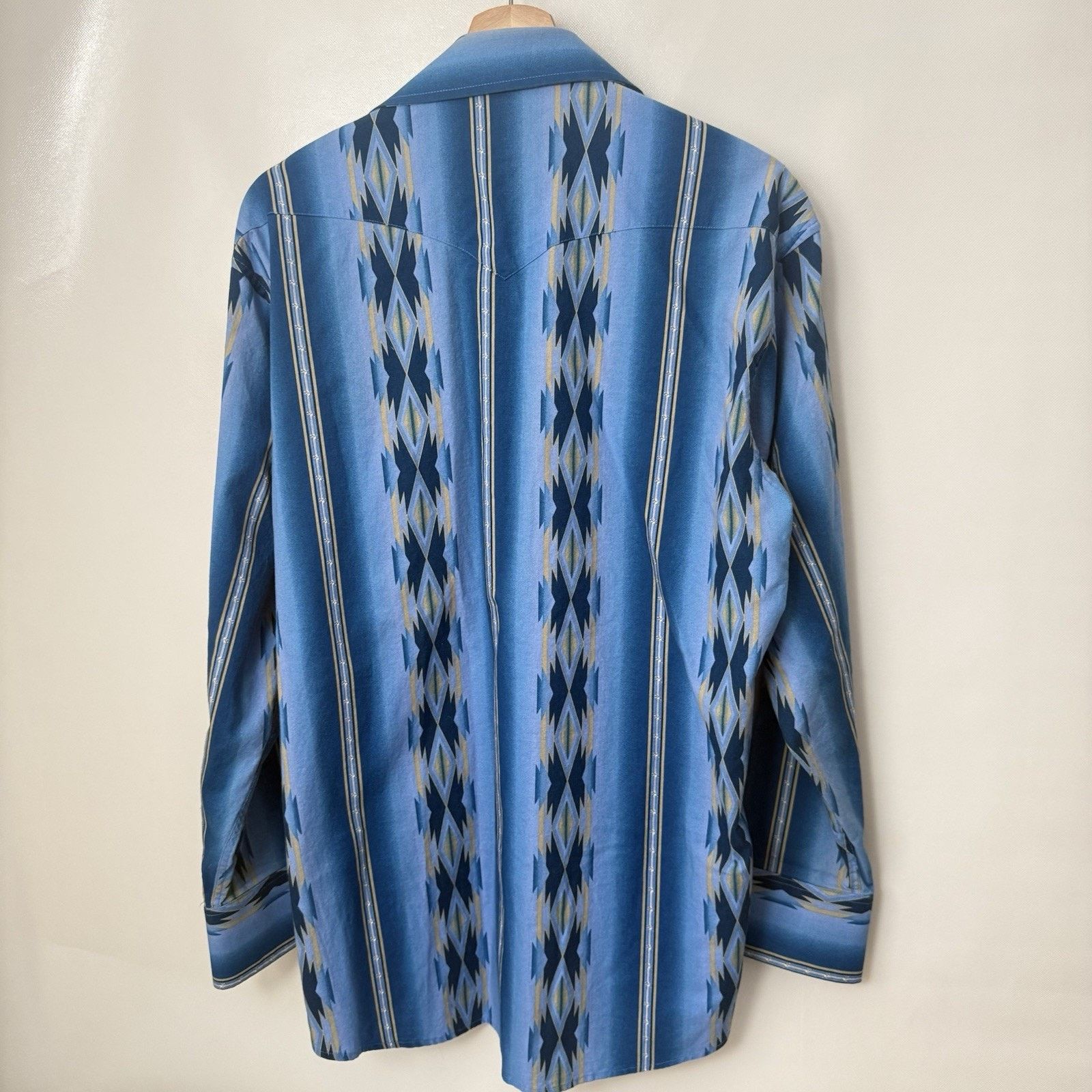 Panhandle Slim Vtg Panhandle Slim Pearl Snap Western Shirt Aztec Barb Wire Size US L / EU 52-54 / 3 - 2 Thumbnail