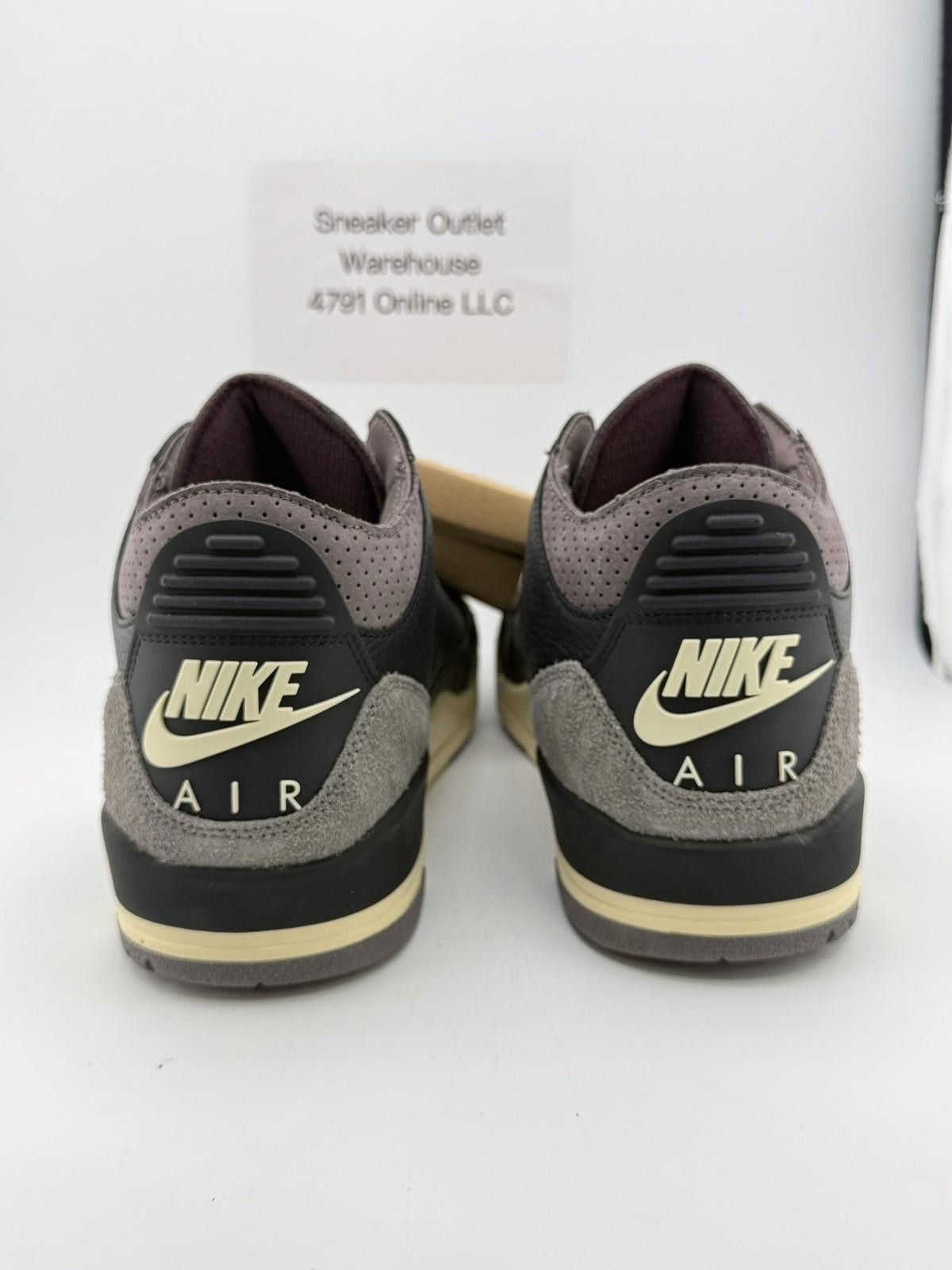 Nike Nike Air Jordan 3 Retro OG SP Black/Flat Pewter 12.5W New Size US 12 / IT 42 - 4 Thumbnail