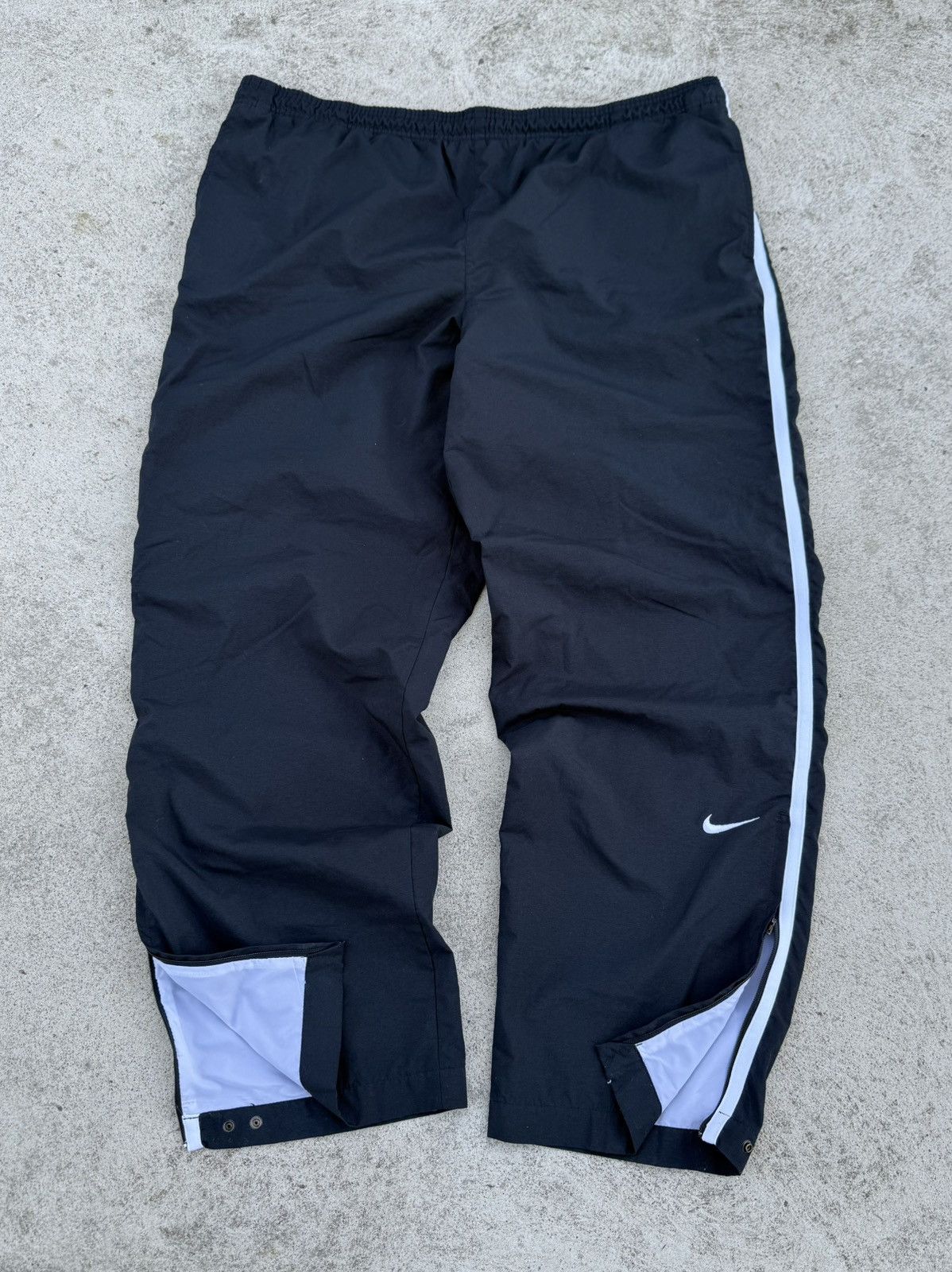 Vintage Nike Team Tearaway Size XL Snap Button Track Pants