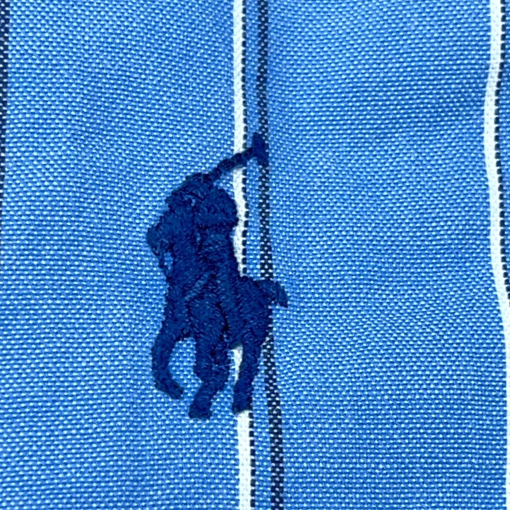Ralph Lauren Ralph Lauren Blue Striped Button-Up Shirt Men XL Classic Fit Casual Heavyweight Size US XL / EU 56 / 4 - 4 Thumbnail