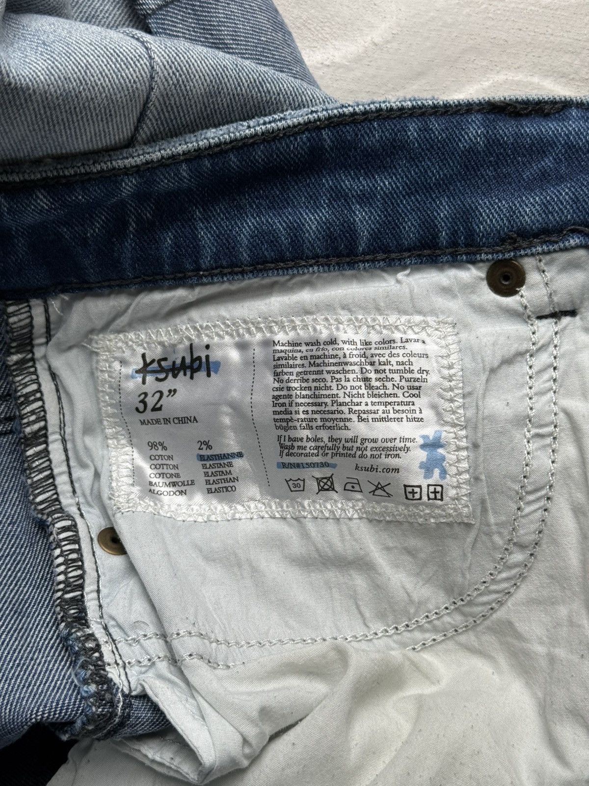 Ksubi Ksubi Chitch Jeans Distressed Size US 32 / EU 48 - 4 Thumbnail