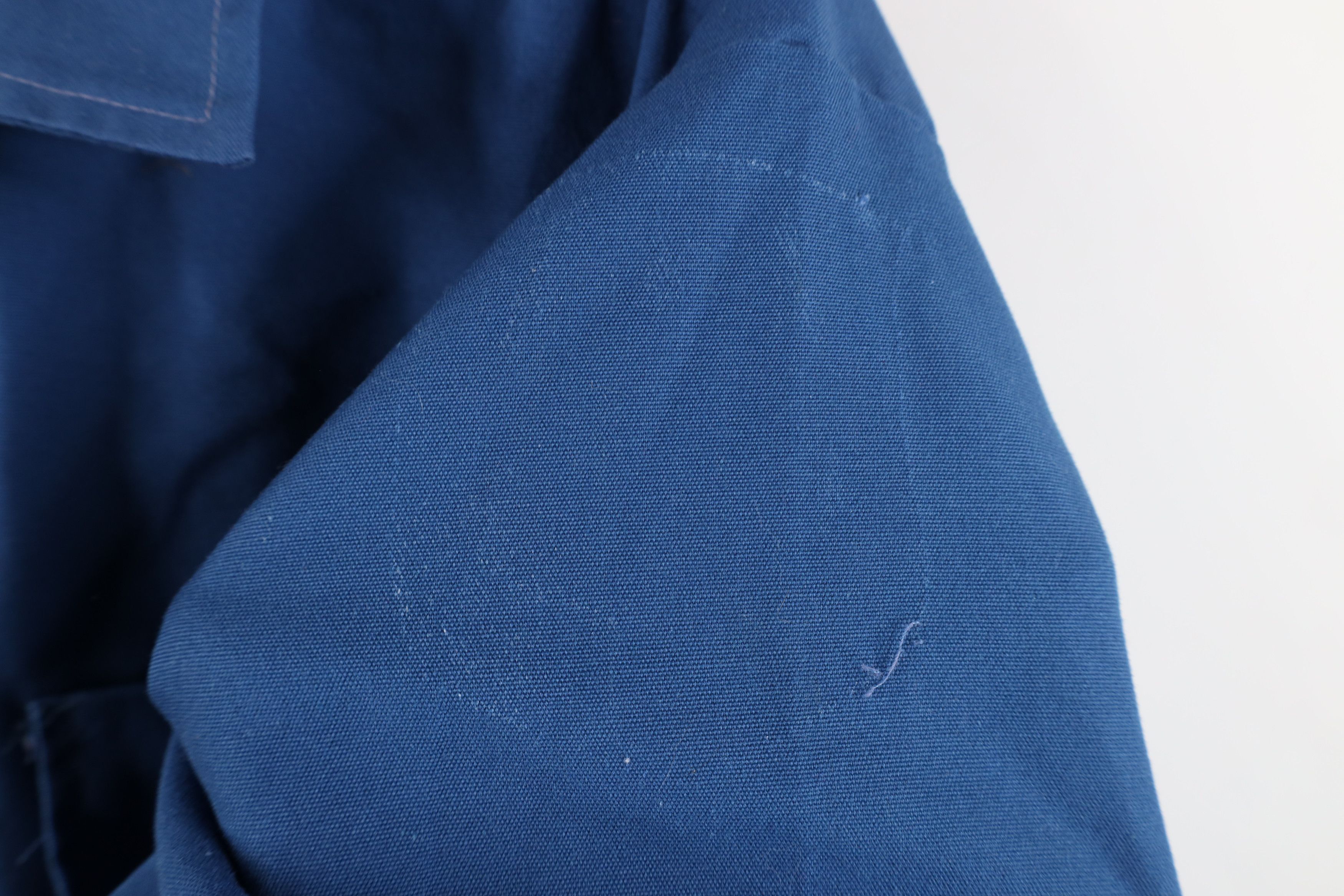 Vintage Vintage 70s Workwear Mechanic Button Shirt Jacket Blue USA Size US M / EU 48-50 / 2 - 6 Thumbnail