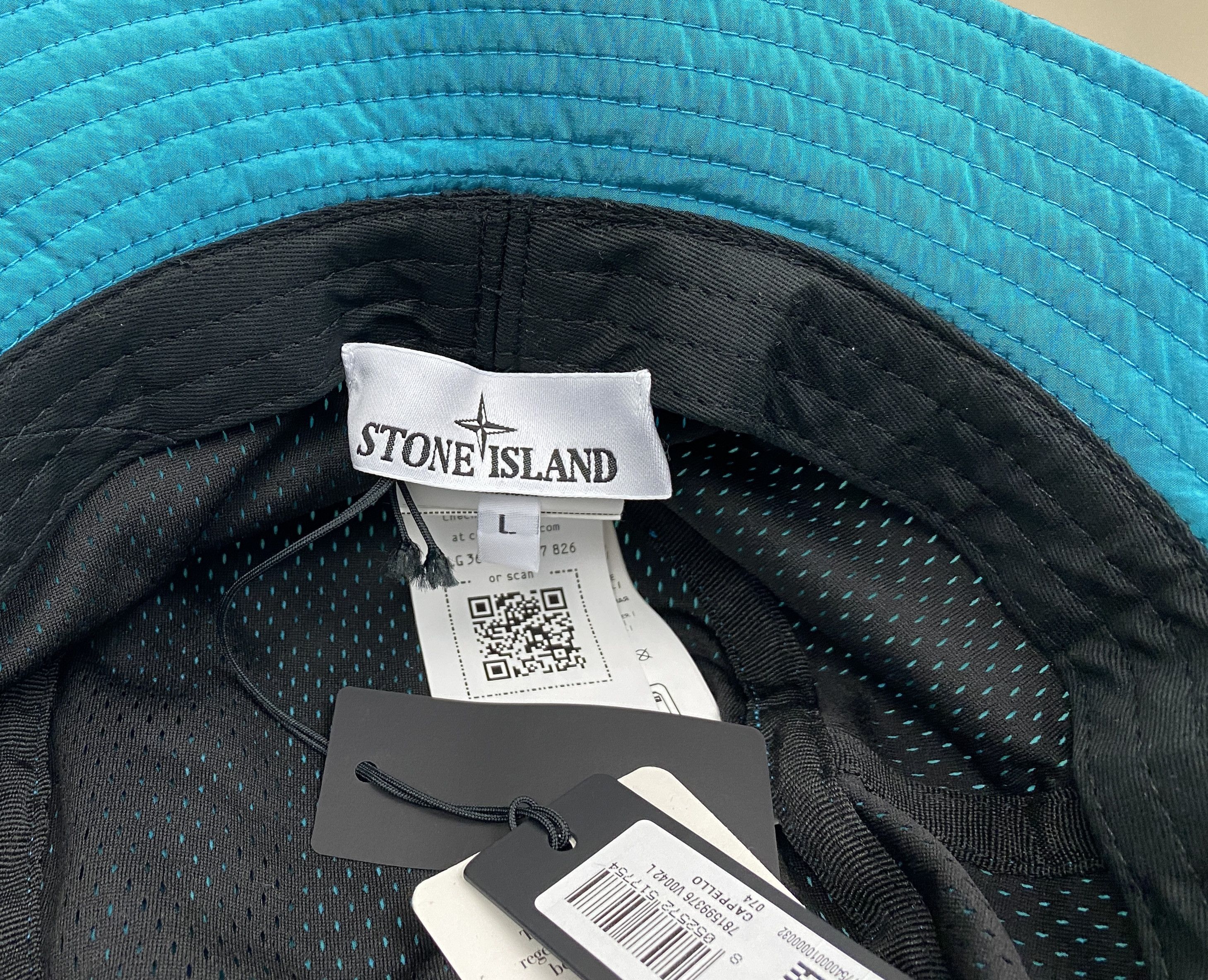 Stone Island BNWT Stone Island Nylon Metal Bucket Hat Cap Logo Size L Size ONE SIZE - 4 Thumbnail