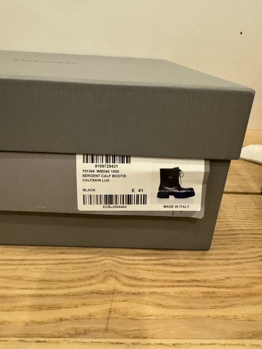 Balenciaga Balenciaga Sergent Sergeant Boots Lost Tape | Grailed