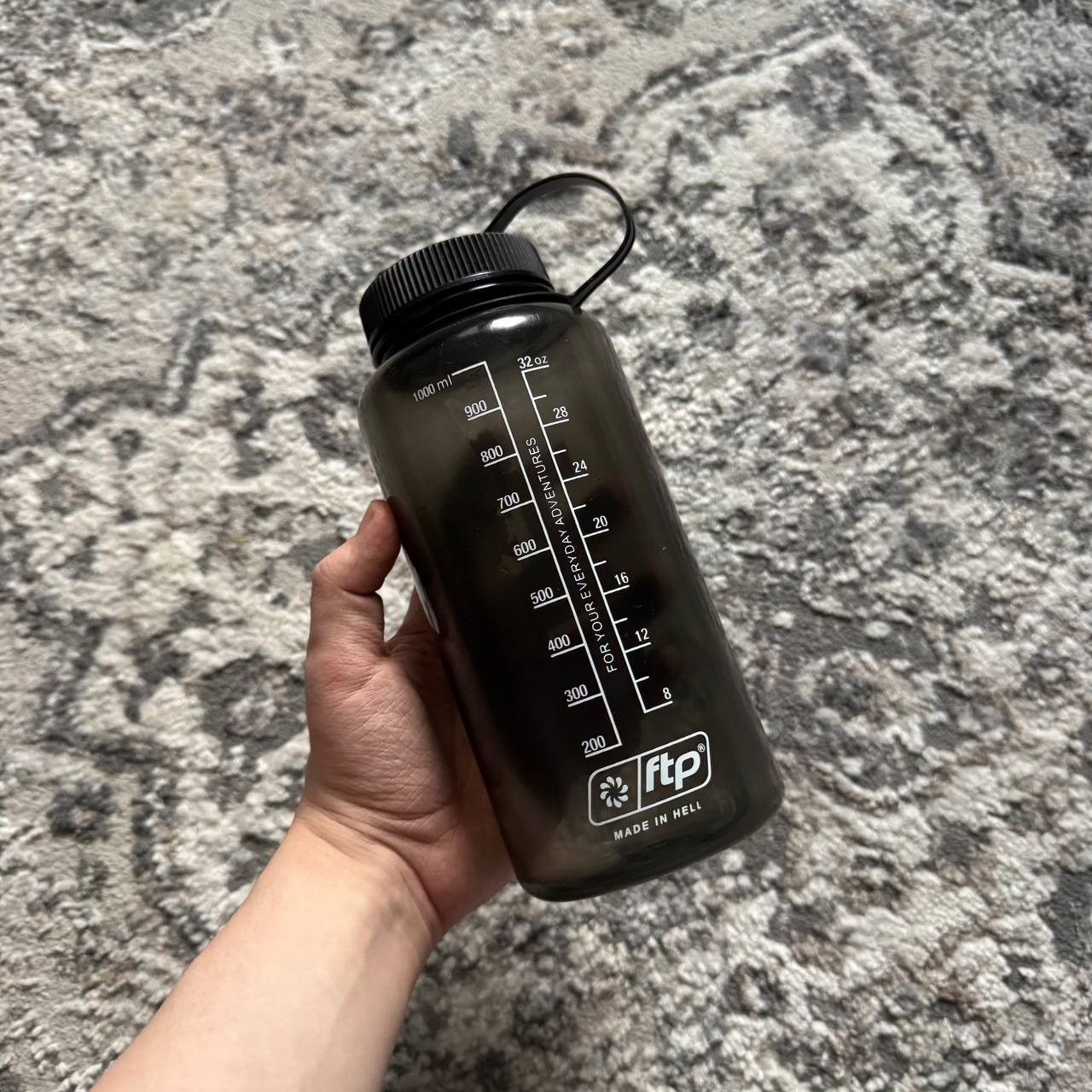 Fuck The Population Fuck The Population FTP Logo Nalgene Black Water Bottle Size ONE SIZE - 5 Thumbnail