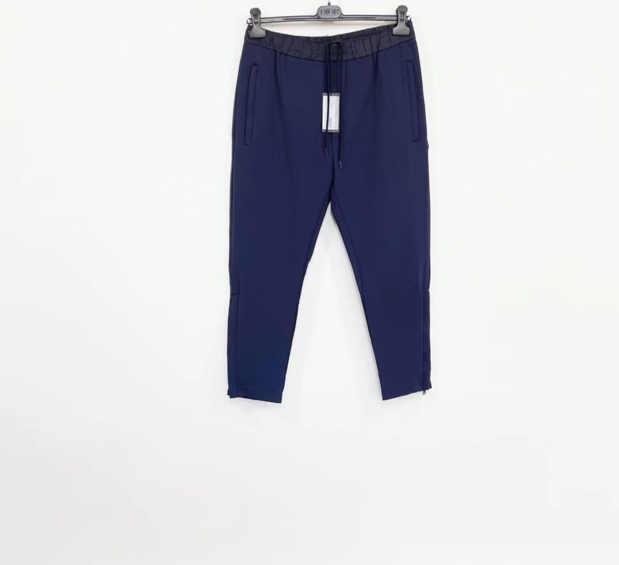 Prada Blue Casual Pants with Drawstring and Pockets Size US 30 / EU 46 - 1 Thumbnail