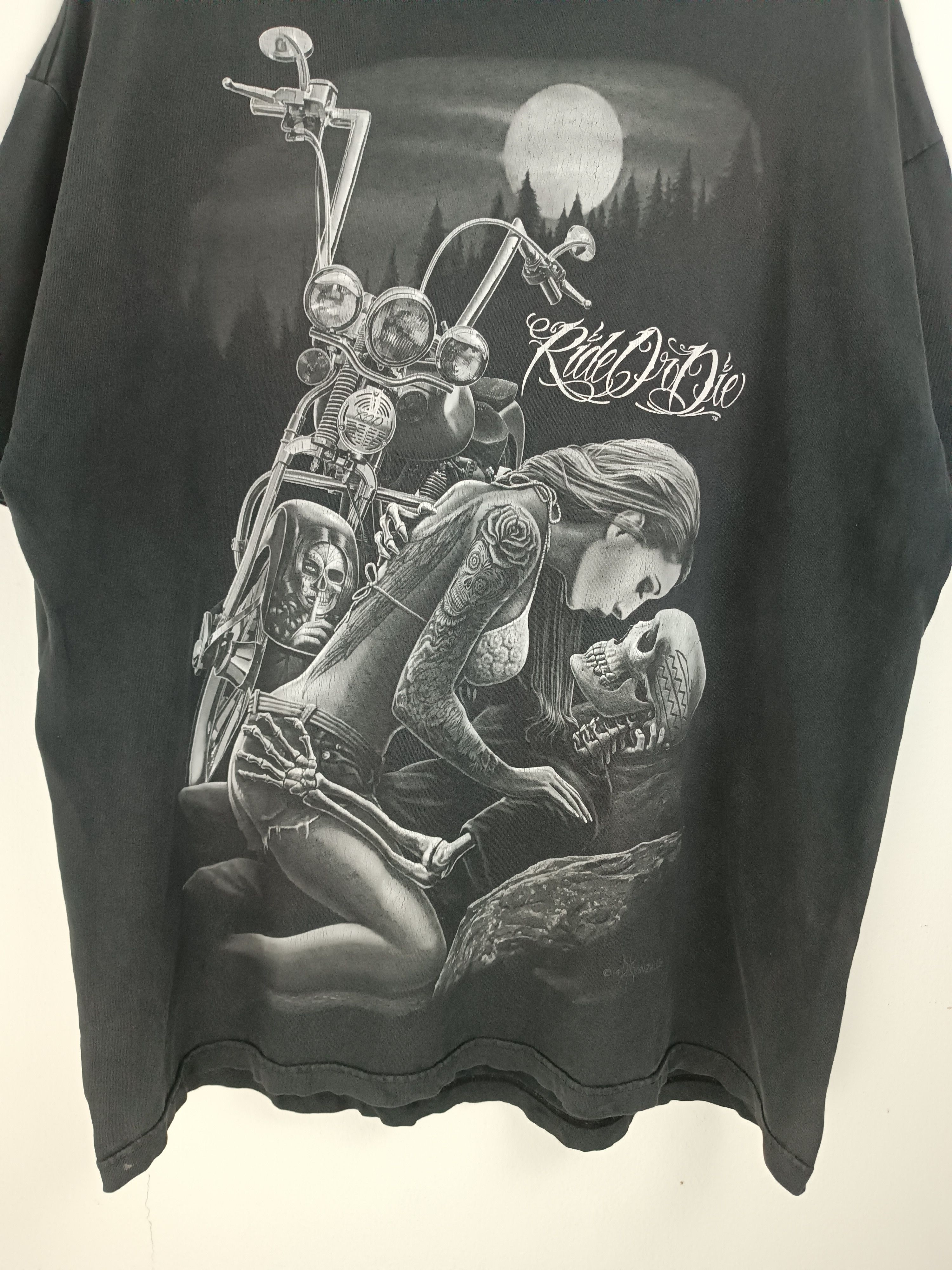 Other VINTAGE Y2K RIDE OR DIE SEXY SKULL FADED IFSIXWASNINE LGB Size US XXL / EU 58 / 5 - 8 Thumbnail