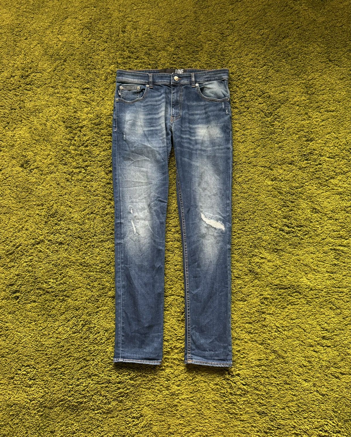 Designer × Moschino Moschino factory faded skinny jeans Size US 32 / EU 48 - 6 Thumbnail