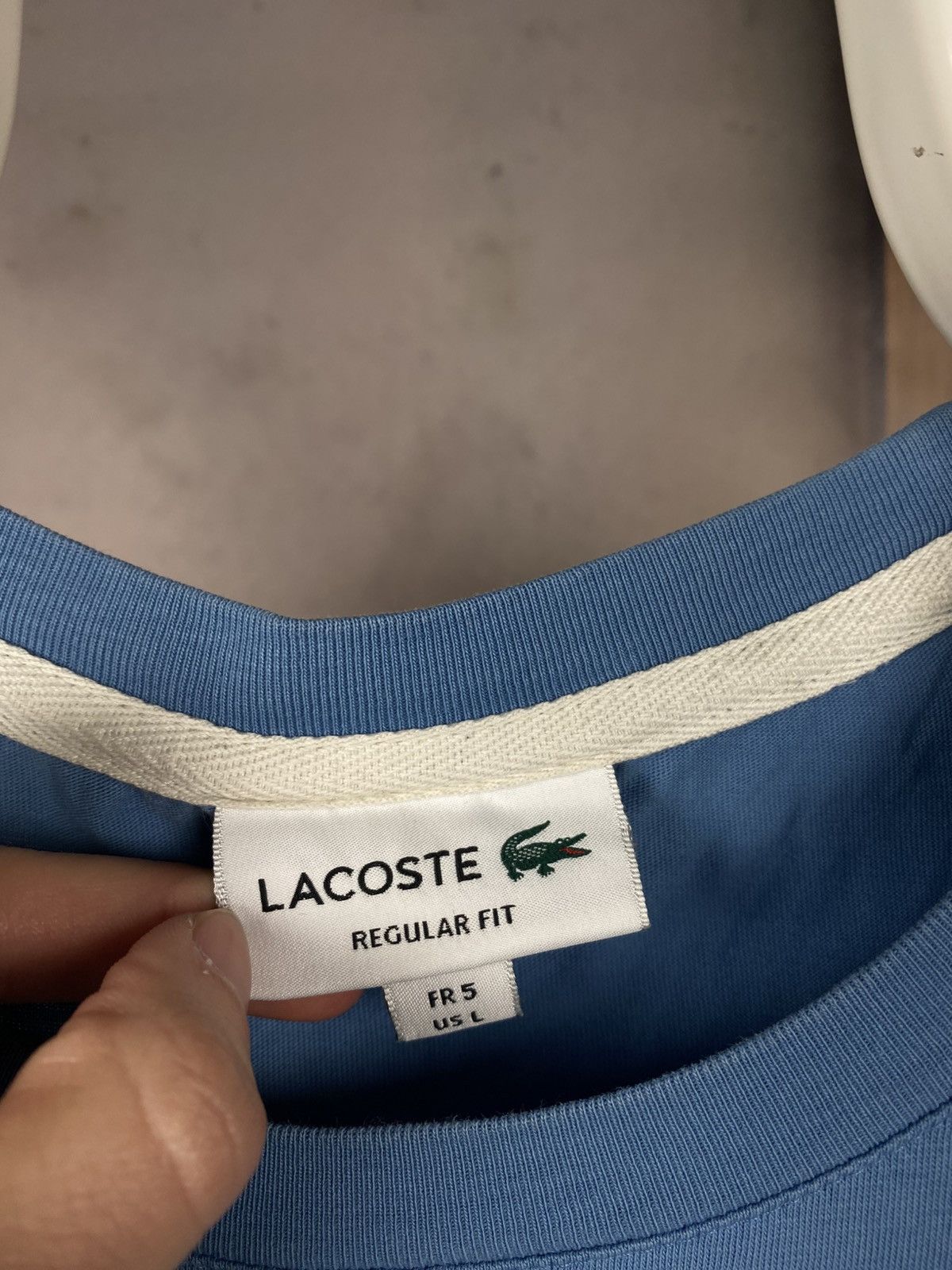 Lacoste Lacoste Big Logo Luxury T-Shirt Tee Short Sleeve Size US L / EU 52-54 / 3 - 8 Thumbnail