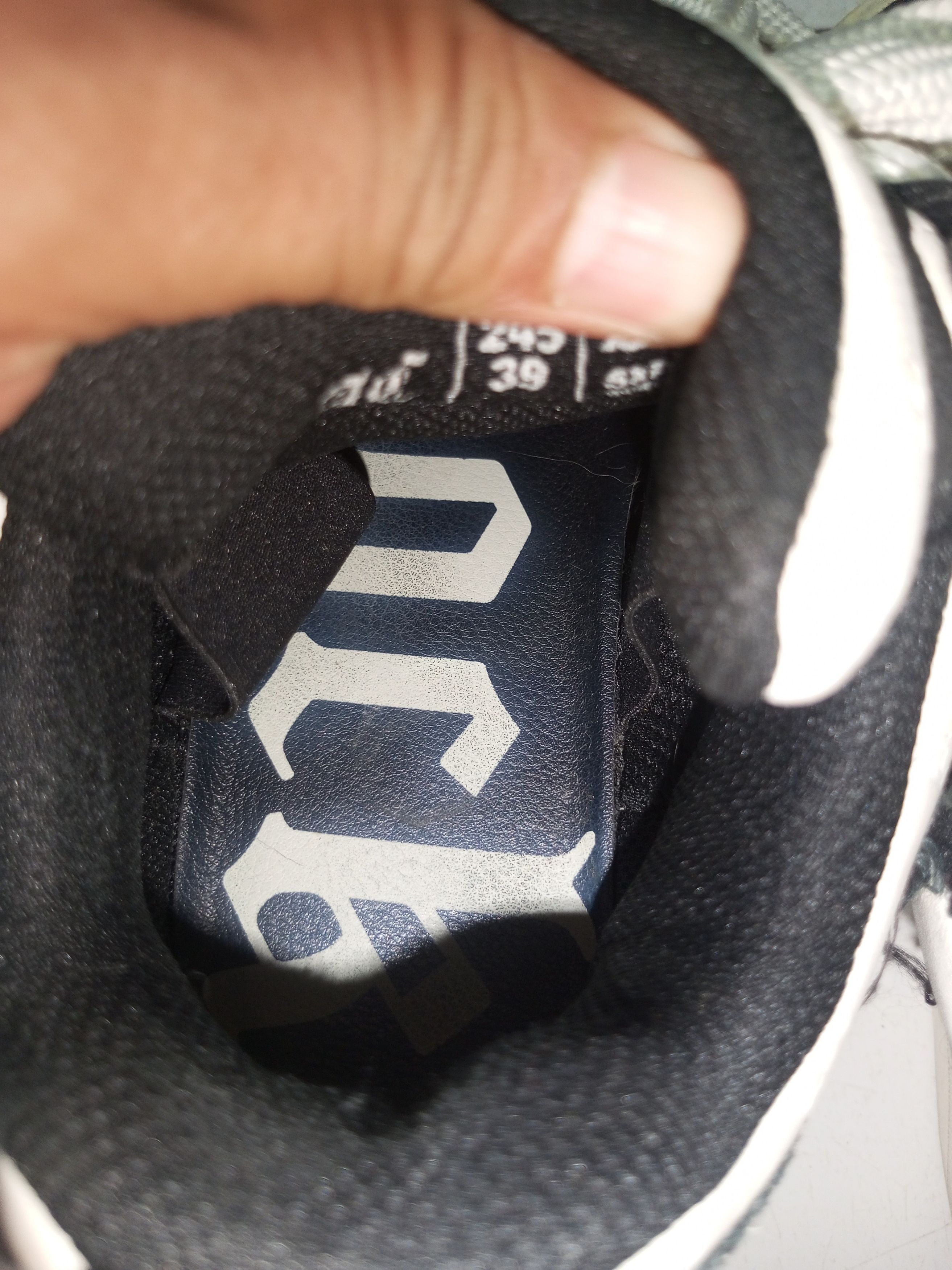 20471120 Achock skateboard mix denim balck & white sneakers Size US 6 / IT 36 - 9 Thumbnail