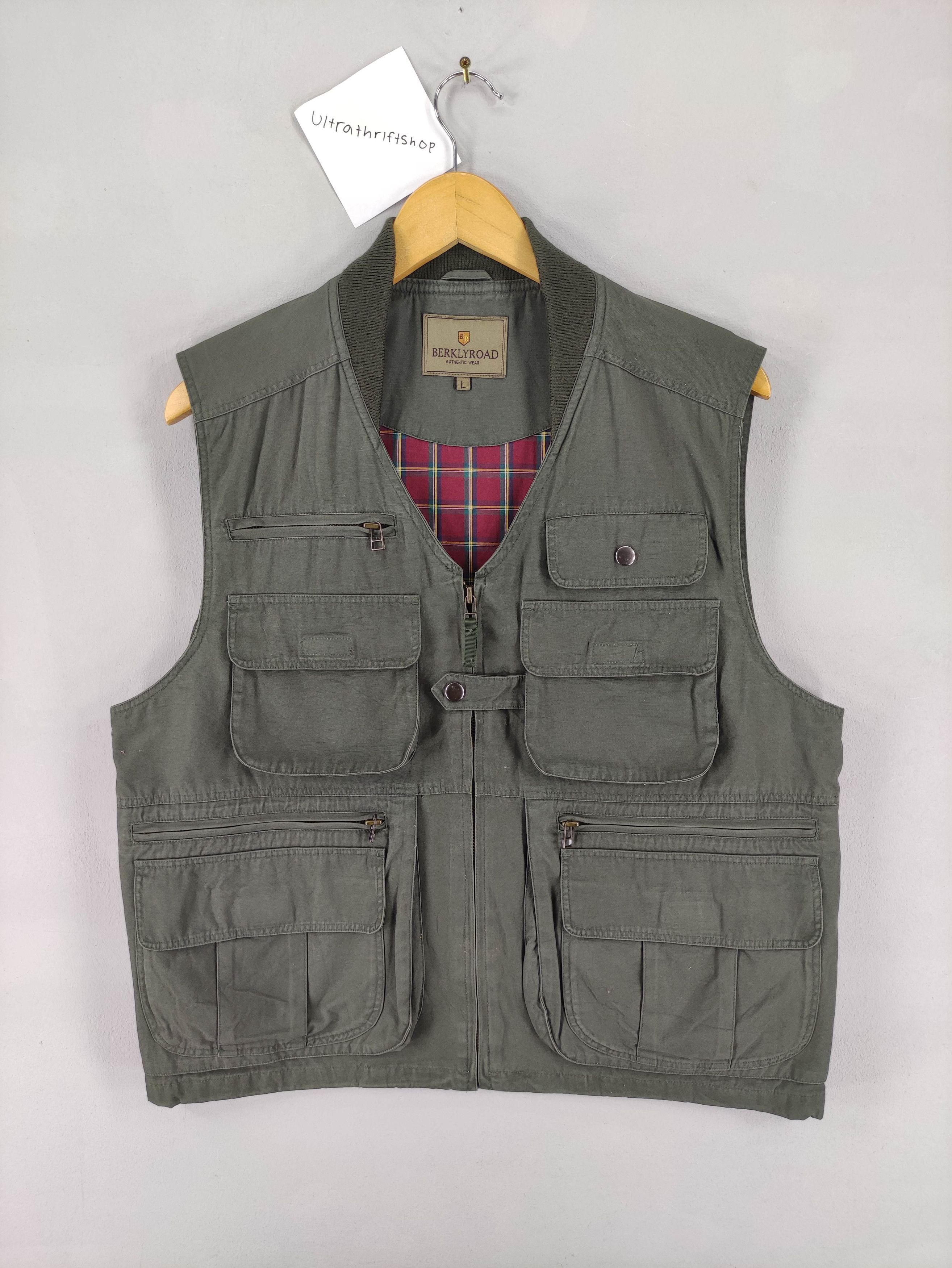 Vintage Berklyroad tactical Poket Vest Zipper