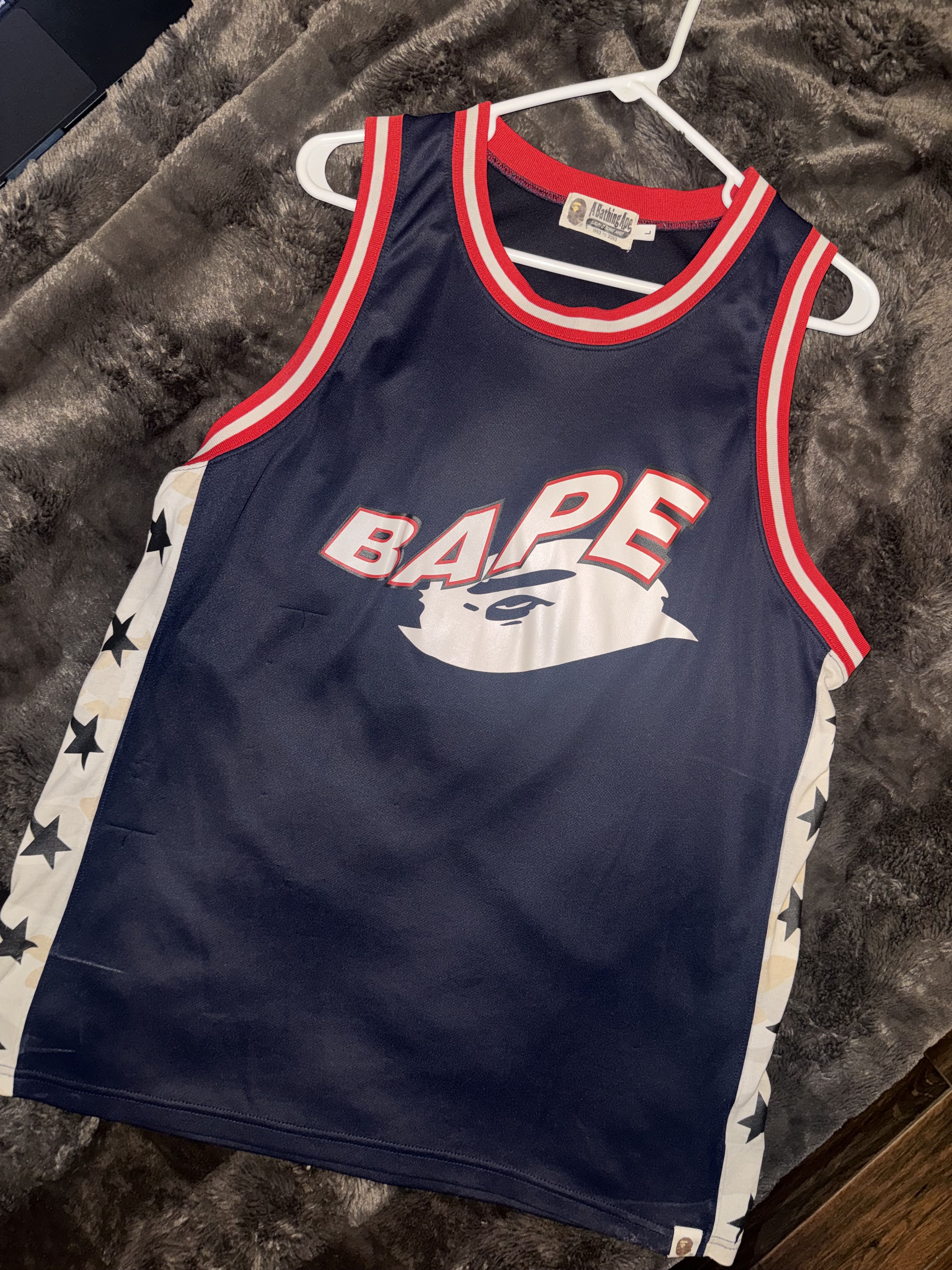 Bape BAPE Glow In Dark Jersey #8 Size US L / EU 52-54 / 3 - 1 Thumbnail