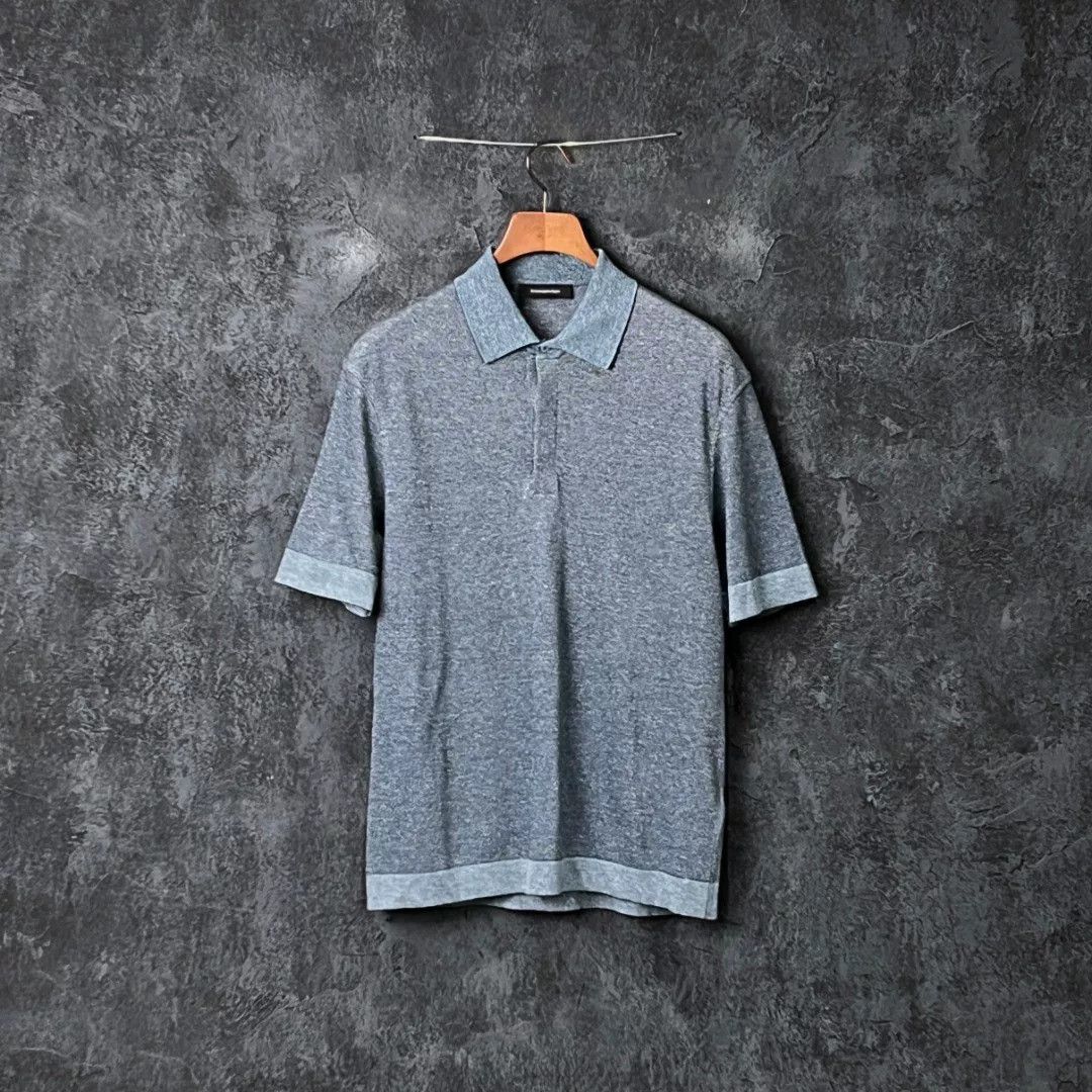 Ermenegildo Zegna Ermenegildo Zegna Gray Polo m Men Size US M / EU 48-50 / 2 - 1 Thumbnail