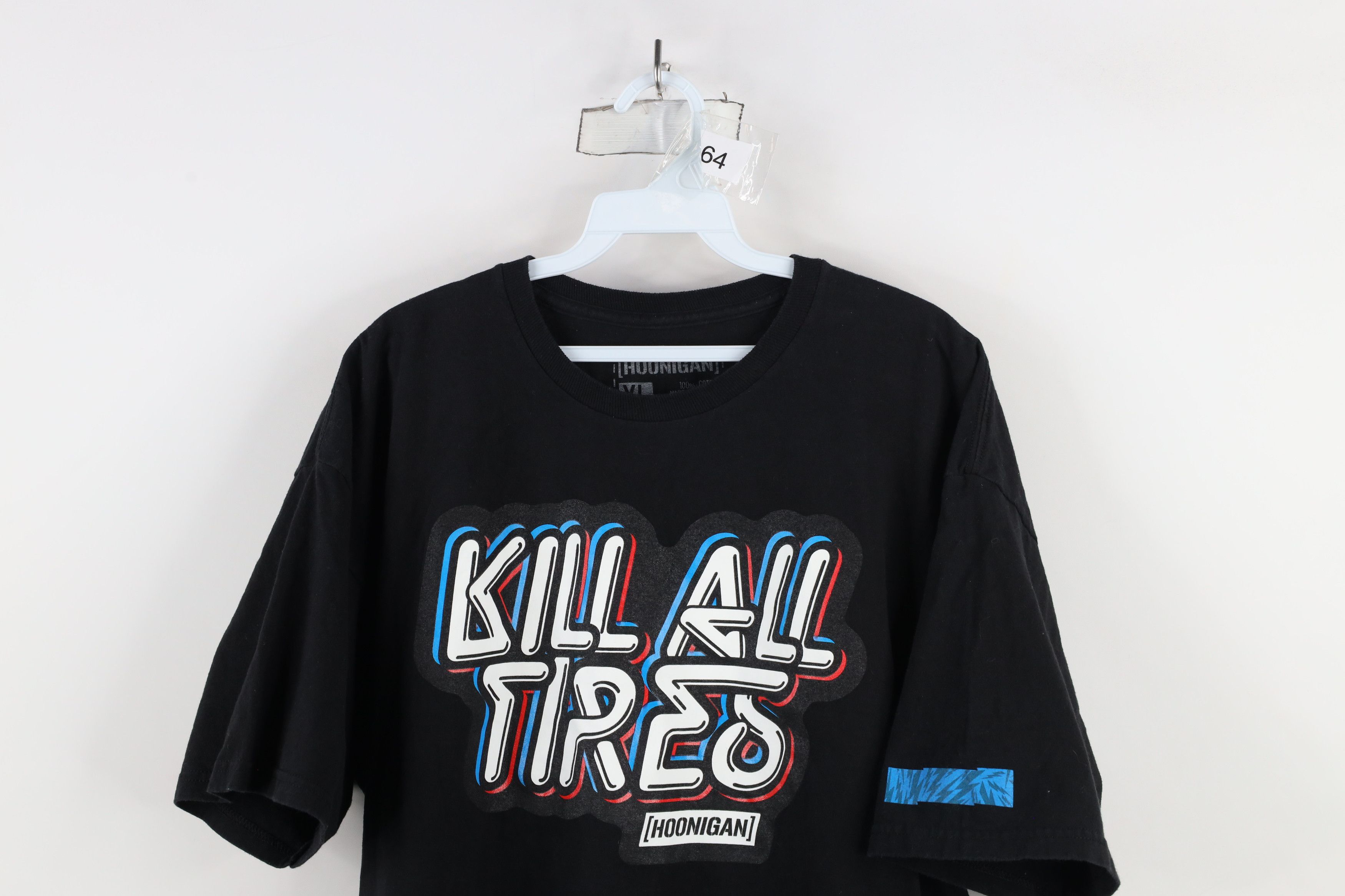 Vintage Hoonigan Racing Kill All Tires Ken Block Rally Car T-Shirt Size US XL / EU 56 / 4 - 2 Thumbnail