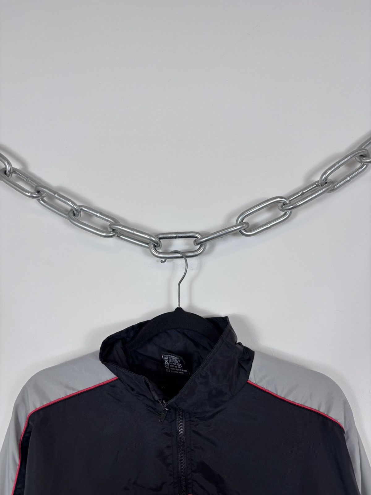 Other Vintage USA Design Y2K Big Logo Black/Grey Hype Track Jacket Size US S / EU 44-46 / 1 - 5 Thumbnail