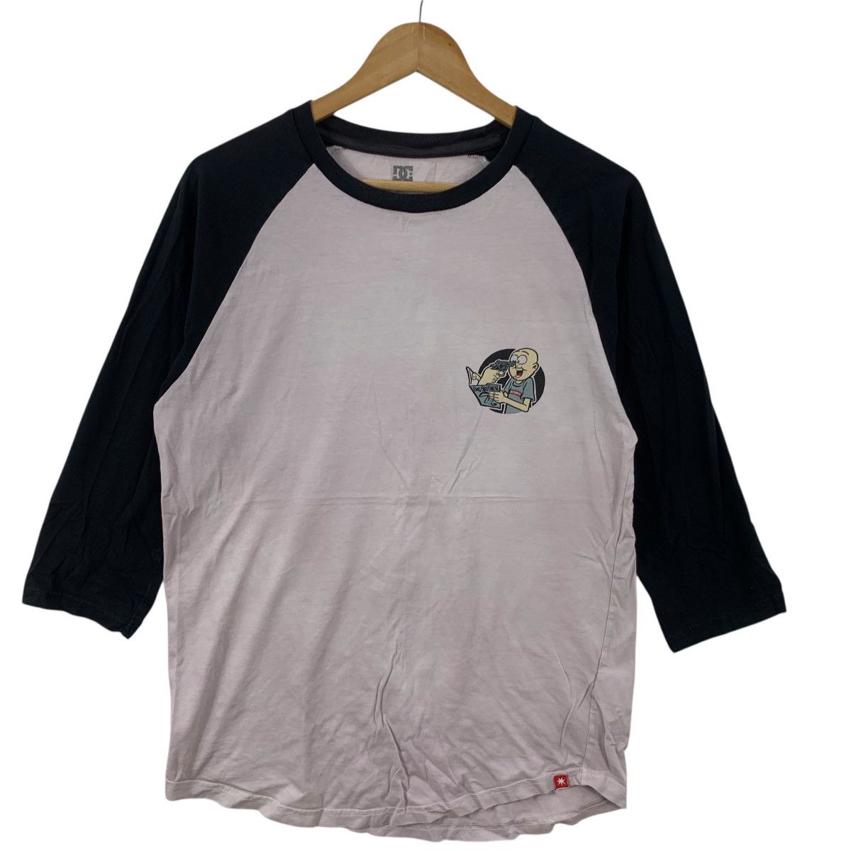 Vintage DC SHOES SKATEBOARD Big Brother Comics Raglan Tee Shirt Top Size US M / EU 48-50 / 2 - 6 Thumbnail