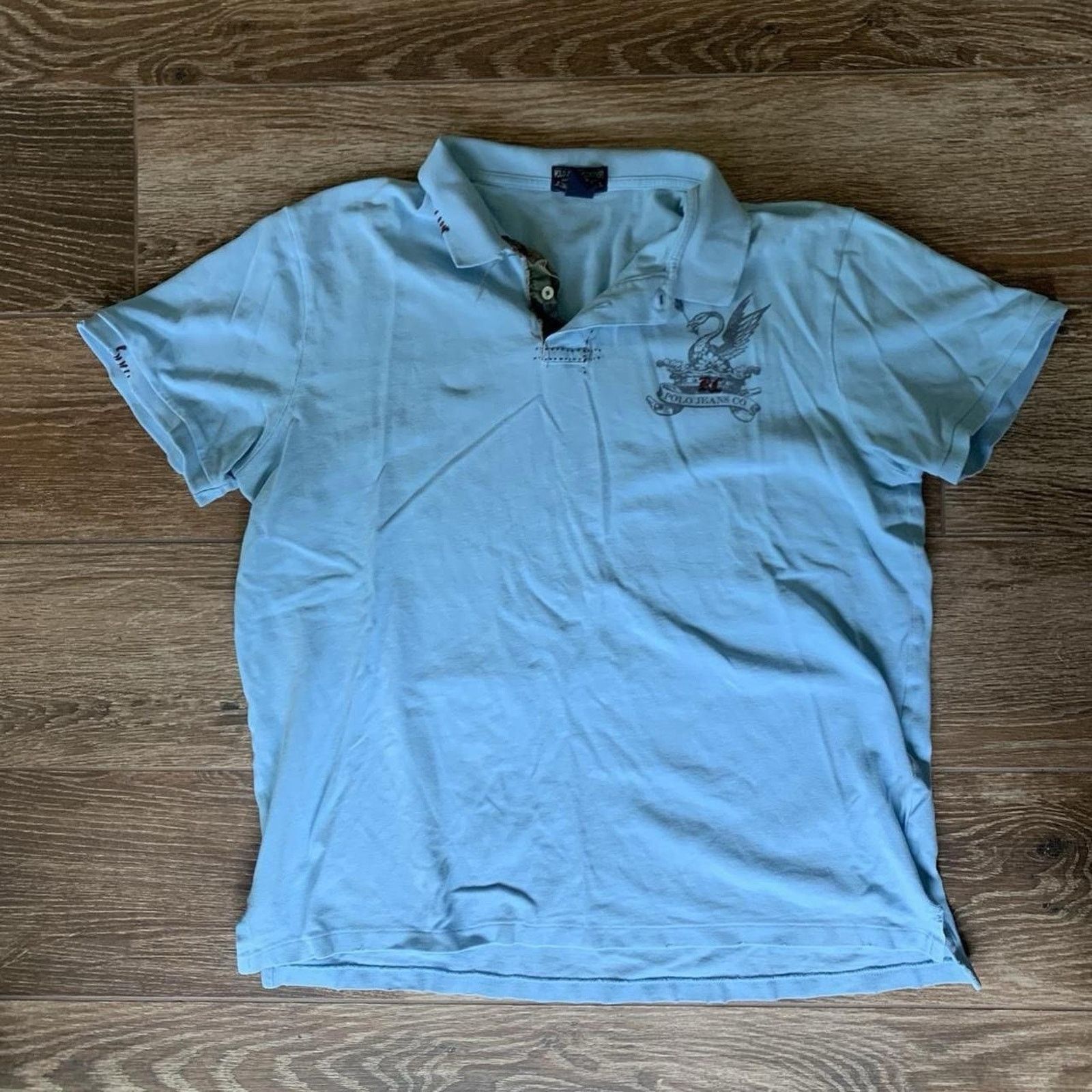 Ralph Lauren Vtg 90s Blue Polo Ralph Lauren Button Up Size XXL Men’s Size US XXL / EU 58 / 5 - 1 Thumbnail