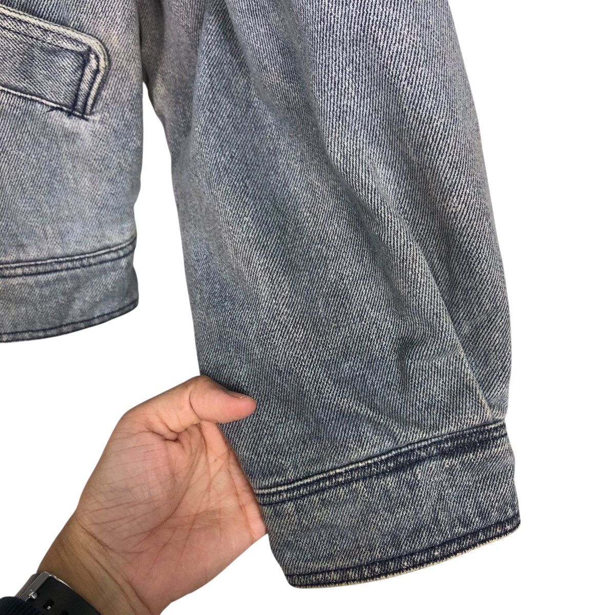 Japanese Brand Íxiz Made in Japan Wayahead Denim Jacket Issey Miyake Size US L / EU 52-54 / 3 - 16 Thumbnail
