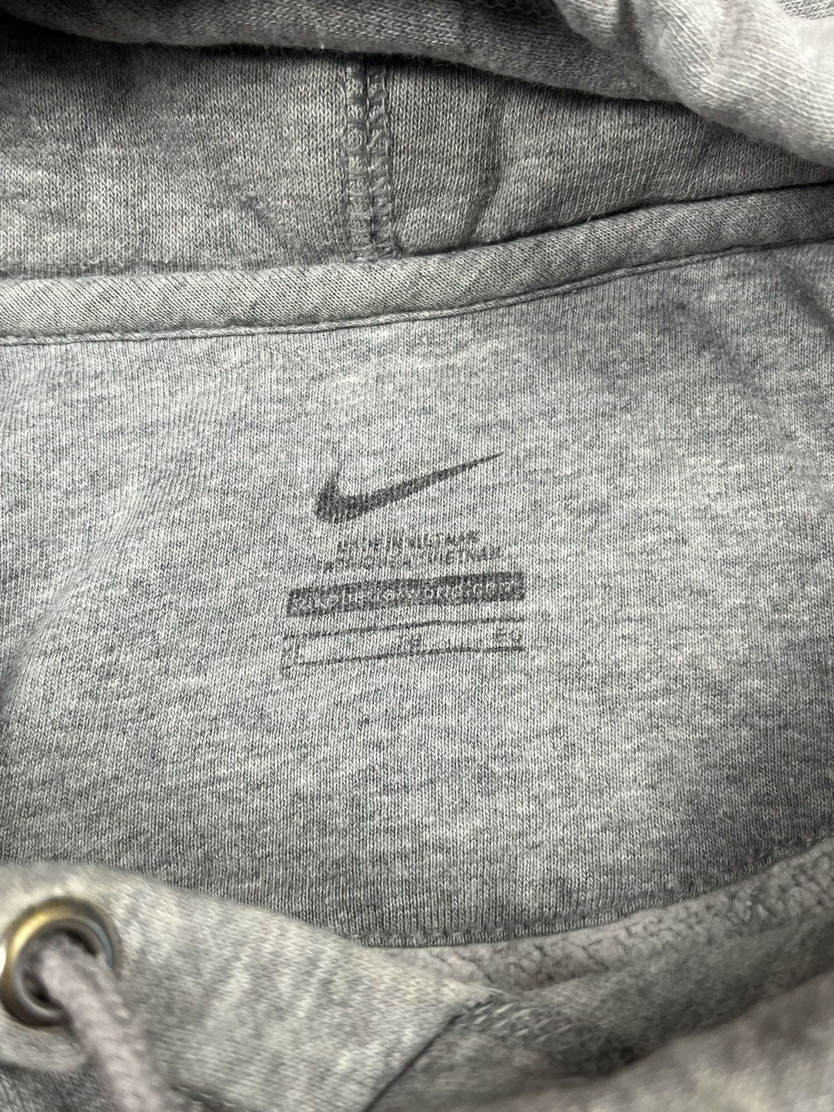Nike × Vintage Vintage Nike Ohio State Center Logo Grey Hoodie 00s Size US M / EU 48-50 / 2 - 12 Thumbnail