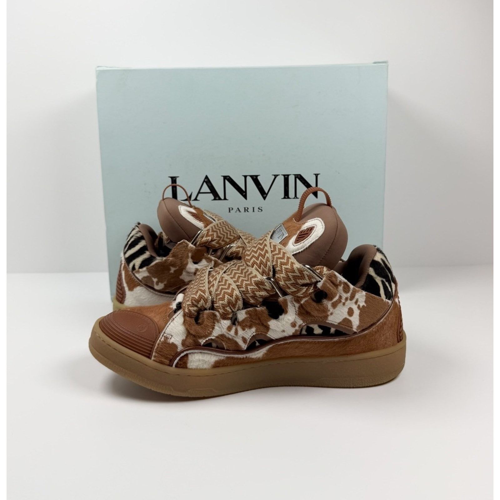 Lanvin Size 10 - Lanvin Curb Pony Hair Brown NEW/RETAIL $1.5K! Size US 10 / EU 43 - 6 Thumbnail
