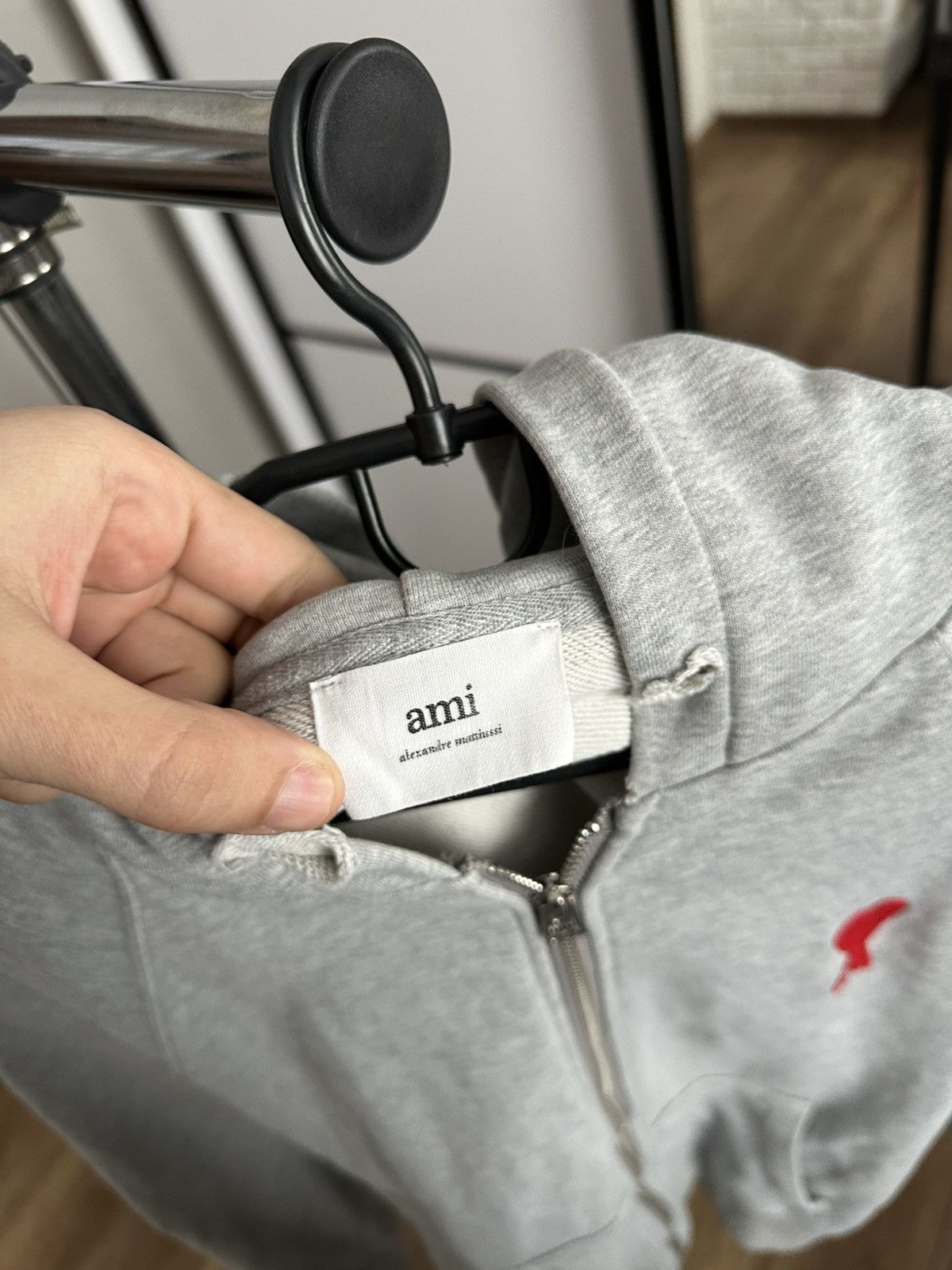 AMI AMI Paris Zip Hoodie Pullover Size US M / EU 48-50 / 2 - 9 Thumbnail