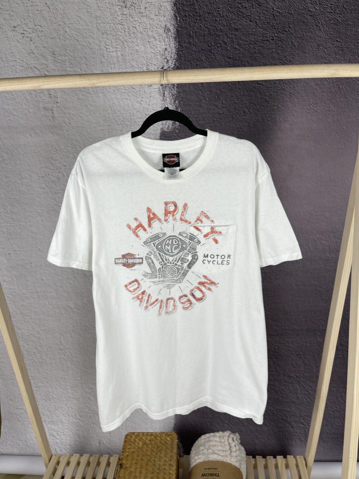 Harley Davidson Harley-Davidson Motorcycles Las Vegas Nevada big logo tee Size US L / EU 52-54 / 3 - 3 Thumbnail