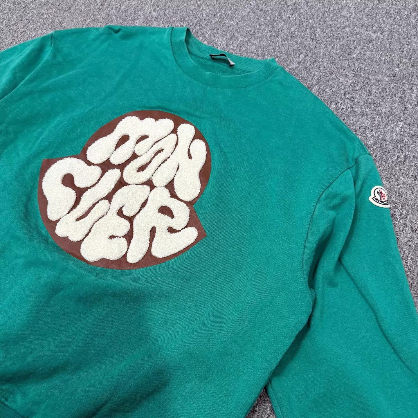 Moncler Moncler green chest logo long-sleeve sweatshirt M 99 new Size US M / EU 48-50 / 2 - 3 Thumbnail