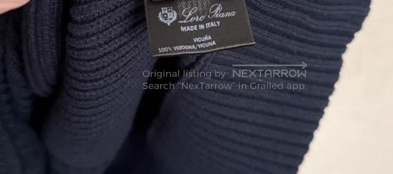 Loro Piana Loro Piana Autumn and winter men's pure guanaco wool high Size US M / EU 48-50 / 2 - 9 Thumbnail