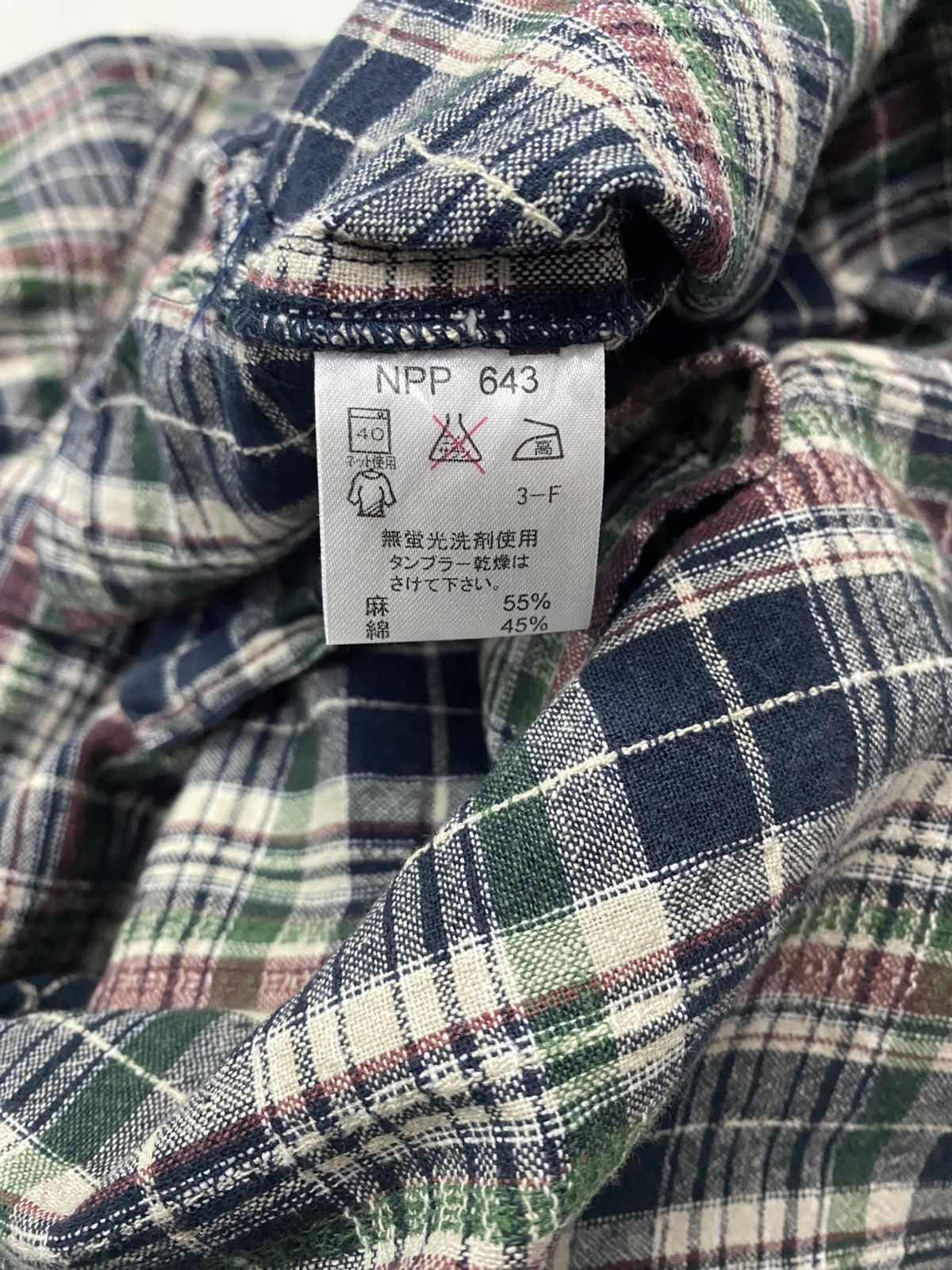 Japanese Brand Vintage Kansai Jeans Plaid Shirt Button Up Size US M / EU 48-50 / 2 - 7 Thumbnail