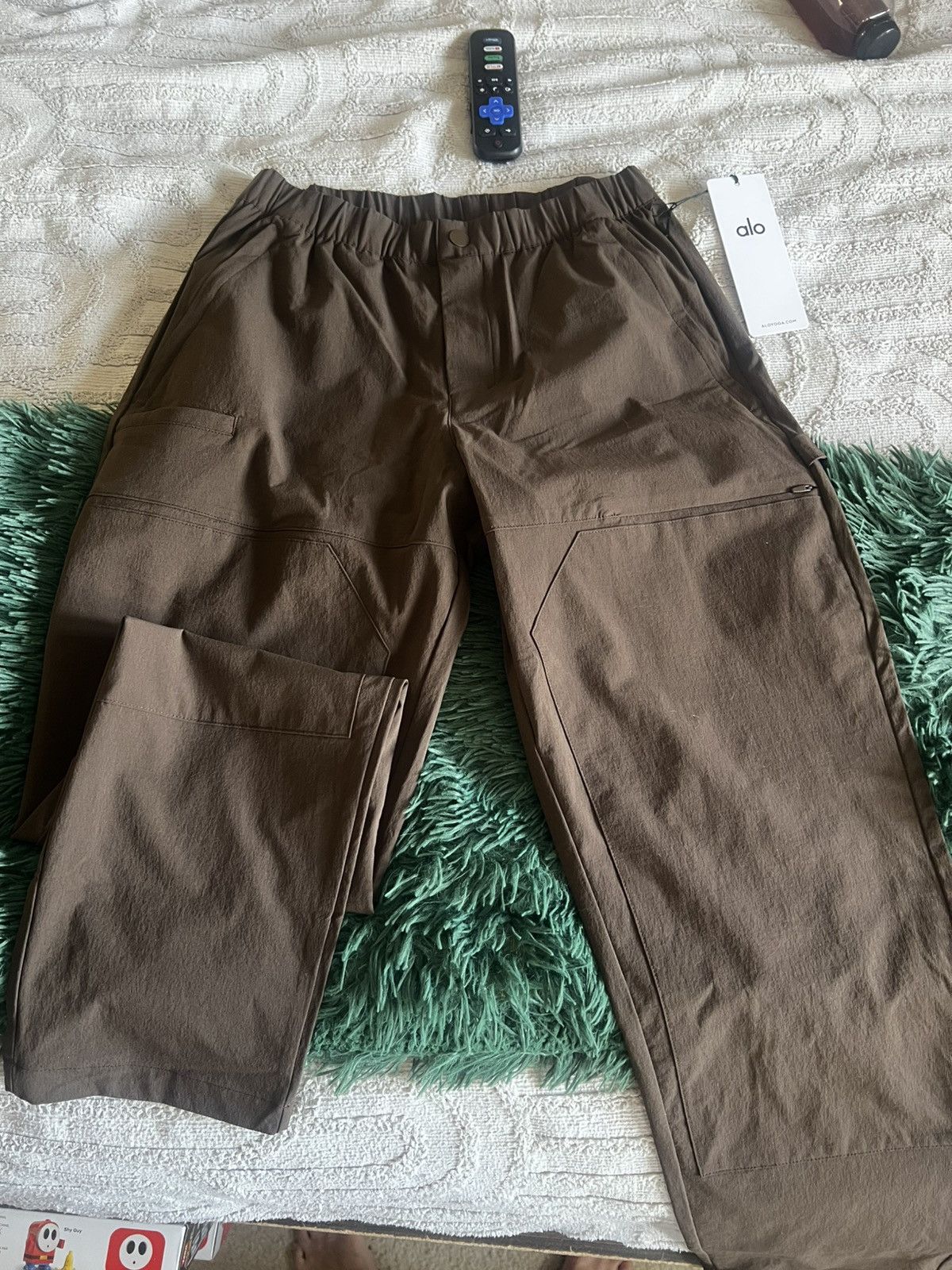 Alo Alo Co-Op Carpenter Track Pant- Espresso Size Small Size US 30 / EU 46 - 1 Thumbnail