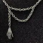 Other Punk Gothic Hand skeleton pendant Necklace Choker Size ONE SIZE - 3 Thumbnail
