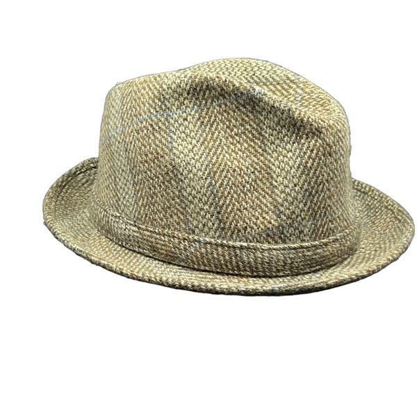 Vintage Beacon Hill brown blue tweed vintage fedora Size ONE SIZE - 2 Thumbnail