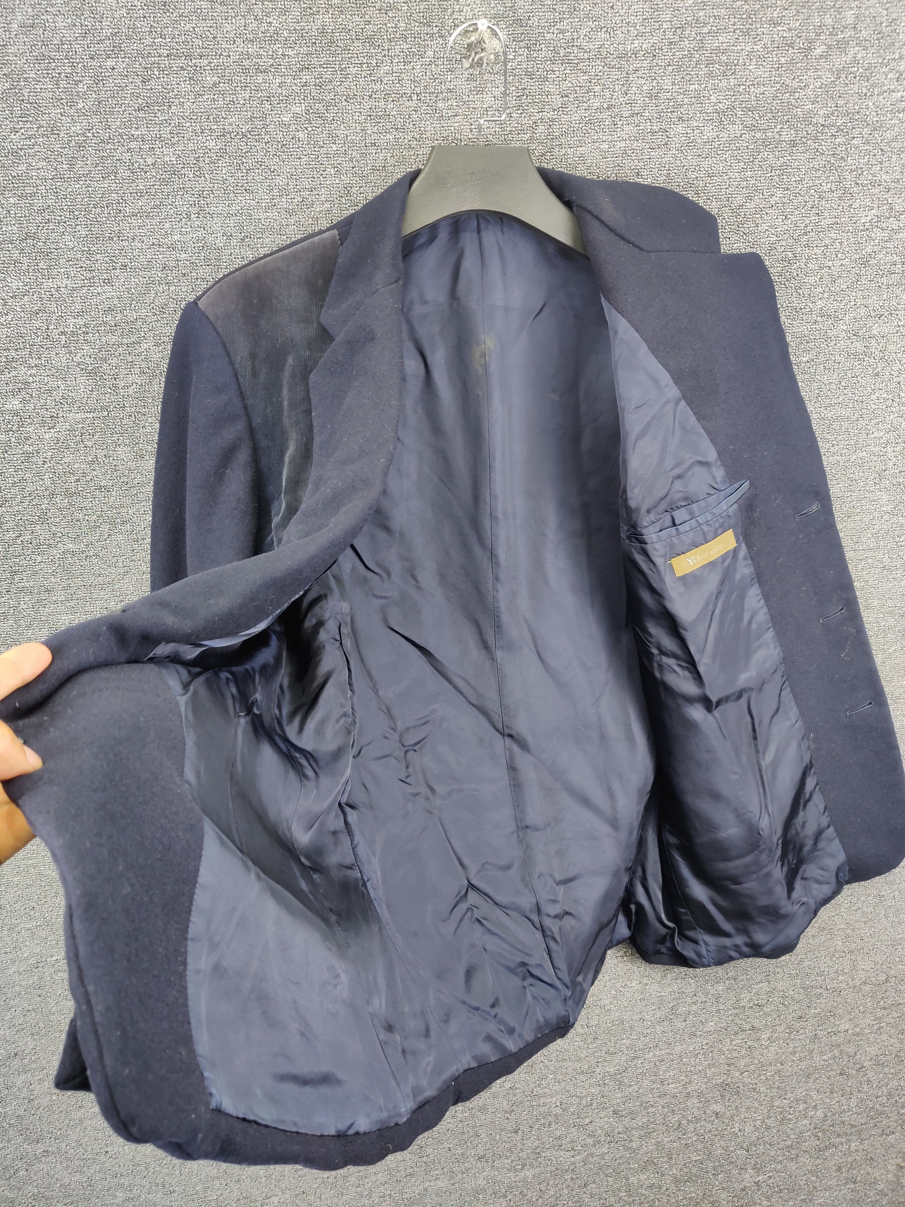 Y's for Men Vintage Y's For Men Yohji Yamamoto Wool Blazer Jacket Size US M / EU 48-50 / 2 - 8 Thumbnail