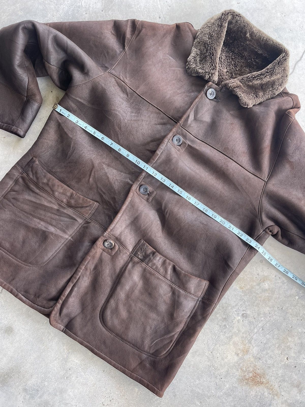 Saint Laurent Paris Yves Saint Laurent Sheepskin Sherling jacket Size US M / EU 48-50 / 2 - 15 Thumbnail