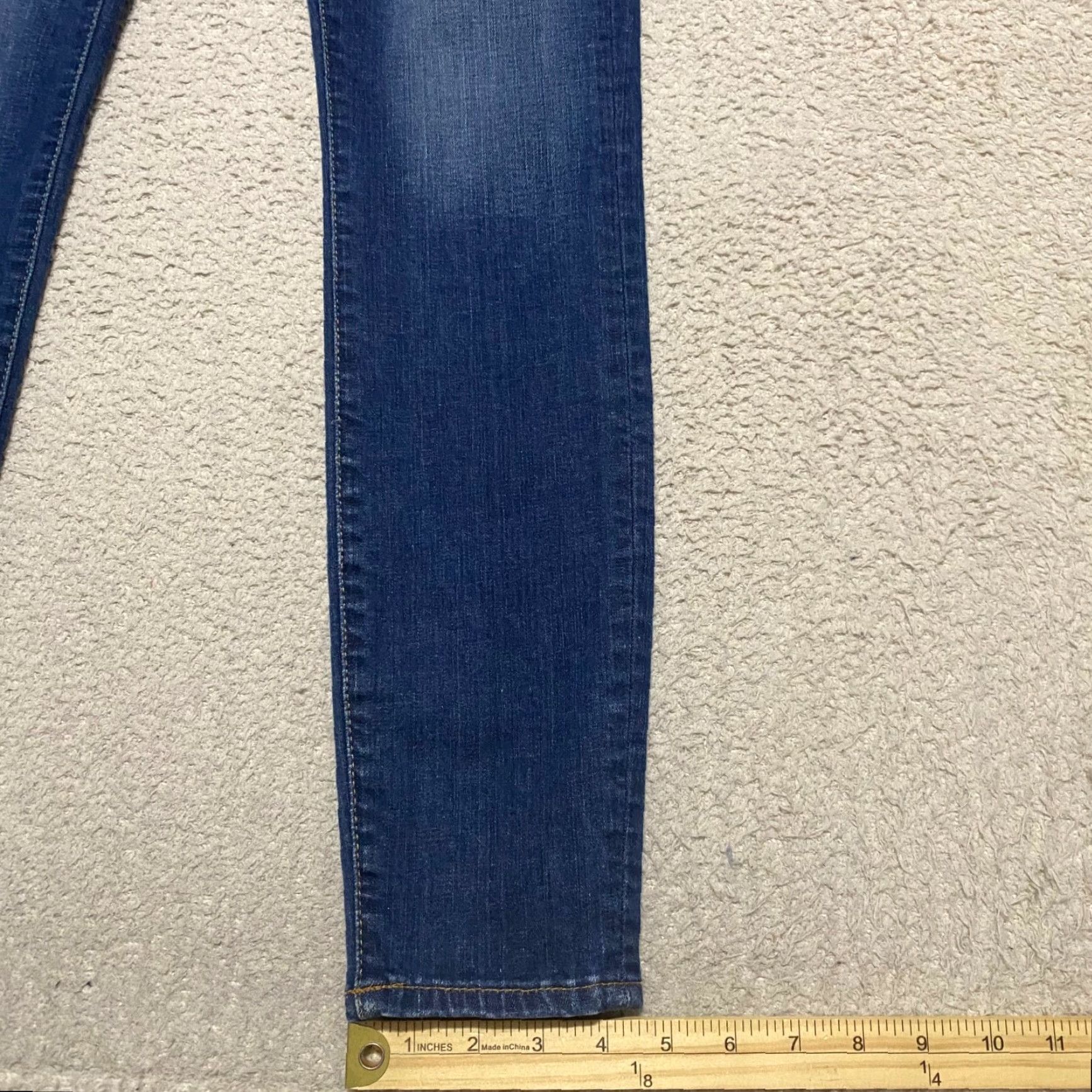 Madewell Madewell Jeans Womens 26 Blue Denim High Rise Skinny Leg Dark Wash 5-Pocket Regular Size 26" / US 2 / IT 38 - 5 Thumbnail