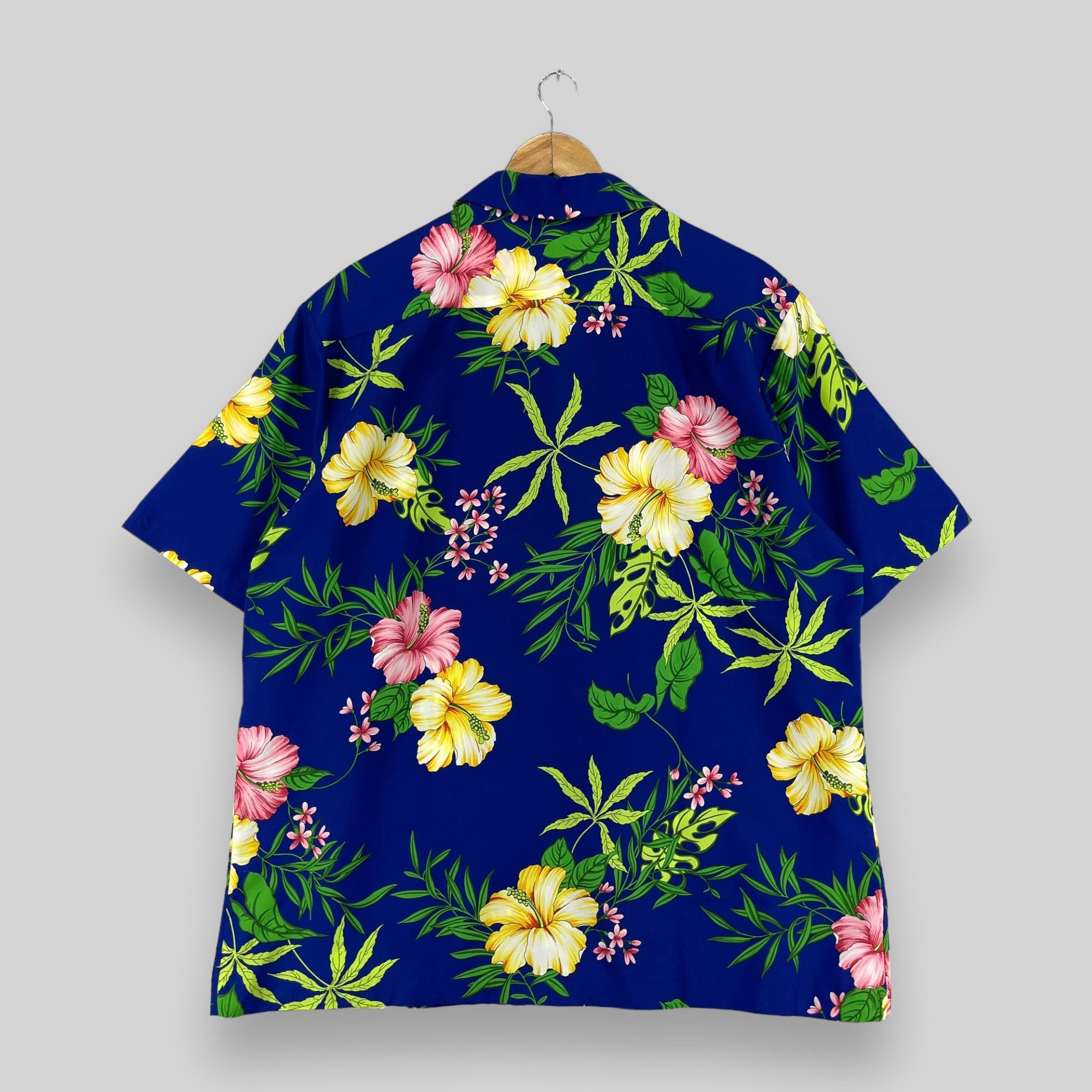 Japanese Brand × Vintage Vintage HILO HATTIES Hibiscus Floral Motive Shirt Button Up Size US XL / EU 56 / 4 - 6 Thumbnail