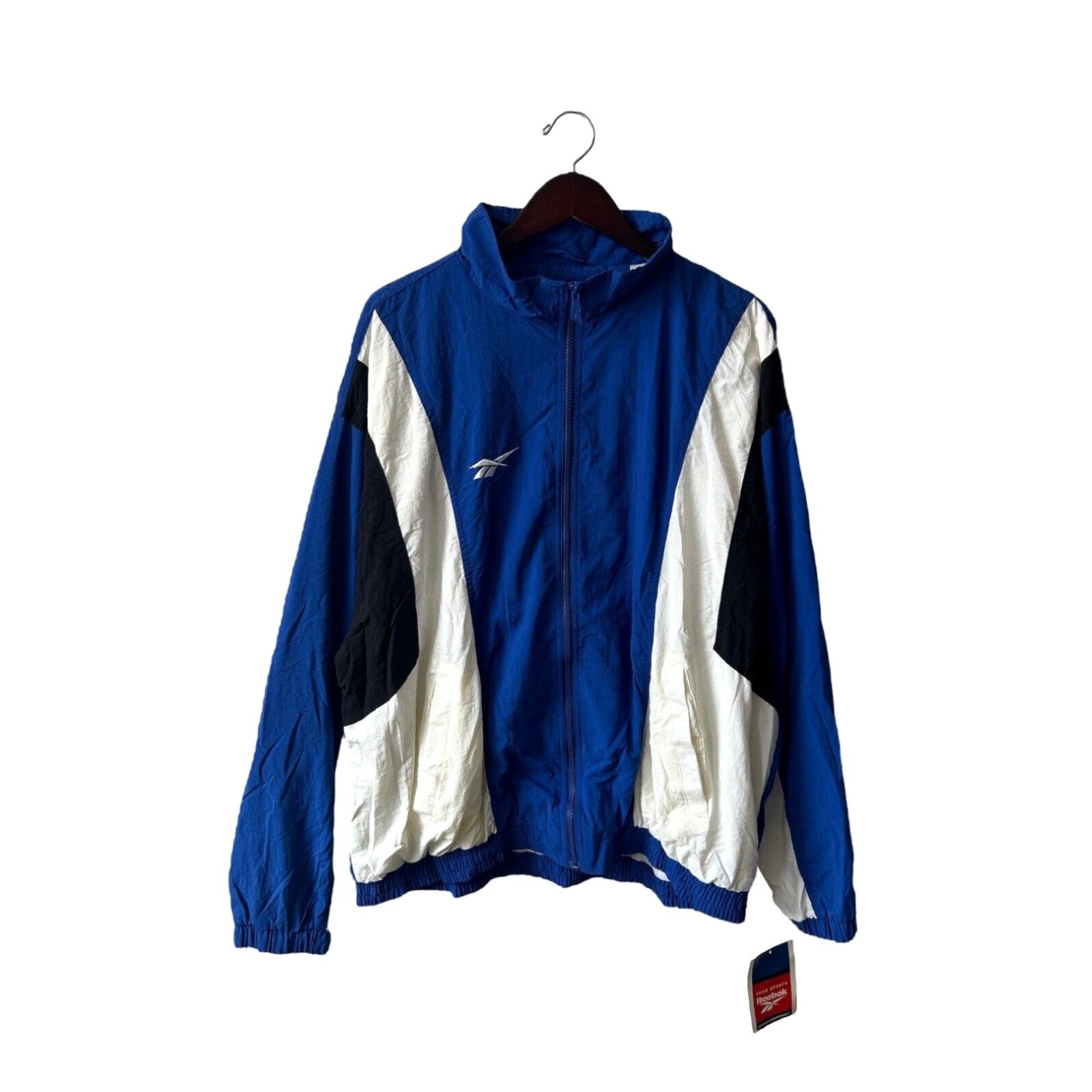 image of Vintage Reebok Team Sports Windbreaker Jacket Mens Size Xxl Deadstock NWT 90's in White