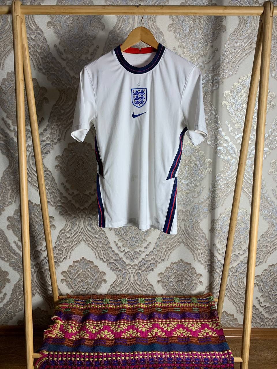 Nike × Vintage VERY RARE NIKE ENGLAND SOCCER JERSEY BLOKECORE Y2K DRILL 90s Size US S / EU 44-46 / 1 - 1 Thumbnail