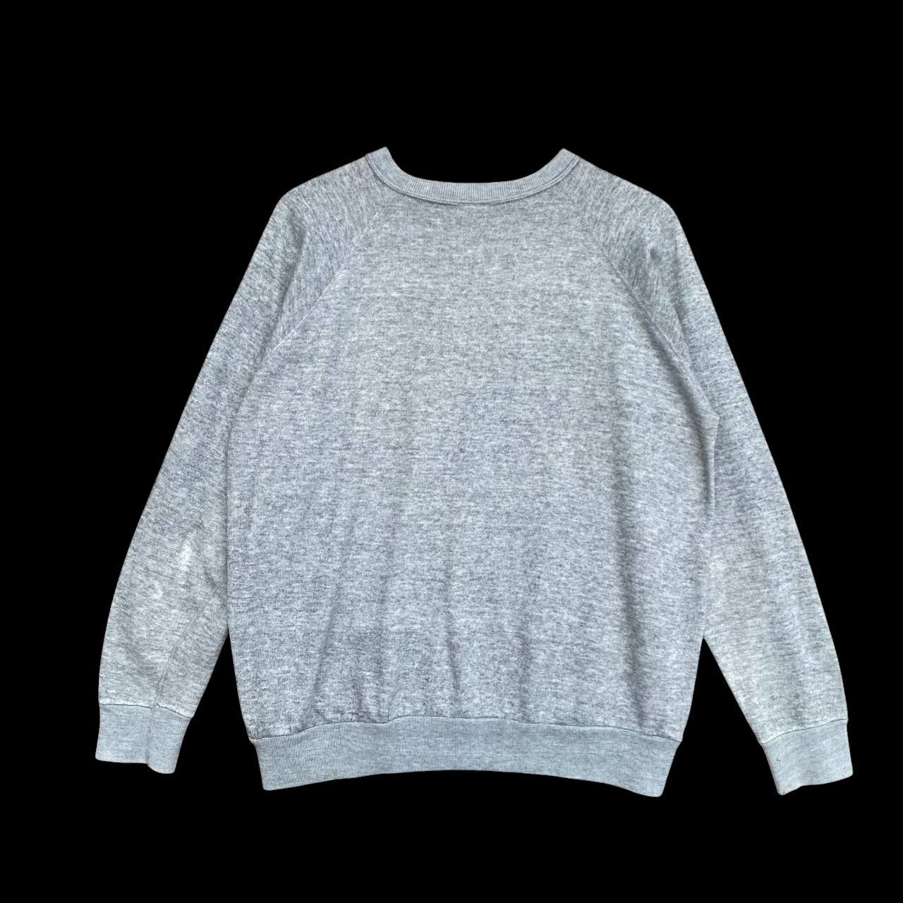 Vintage VINTAGE 80s Creighton University Sweatshirt Grey Raglan Size US XL / EU 56 / 4 - 6 Thumbnail