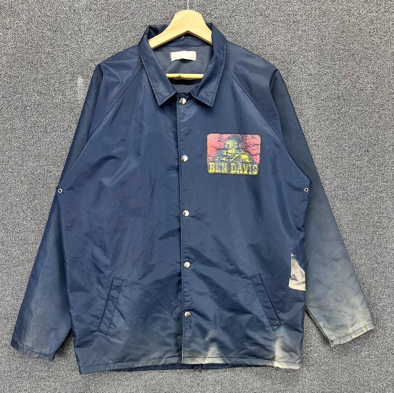 Ben Davis Vintage Ben Davis Spell Out Trashed Light Jacket Size US L / EU 52-54 / 3 - 2 Thumbnail