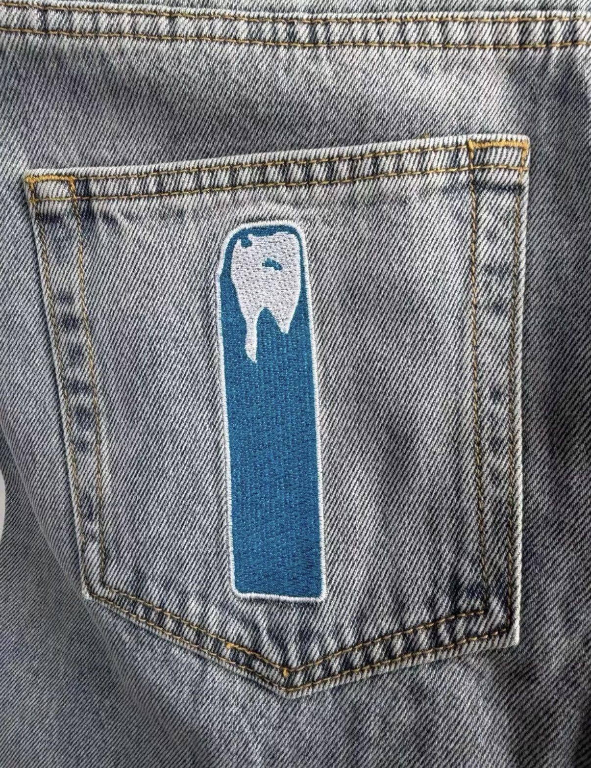 Billionaire Boys Club BBC ICECREAM Flying Dog Jeans, Crystal Flying Dog Series Size US 38 / EU 54 - 5 Thumbnail